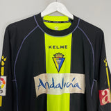 2007/08 CADIZ FC R.NAVAS #13 L/S *MATCH ISSUE* GK SHIRT (L) KELME