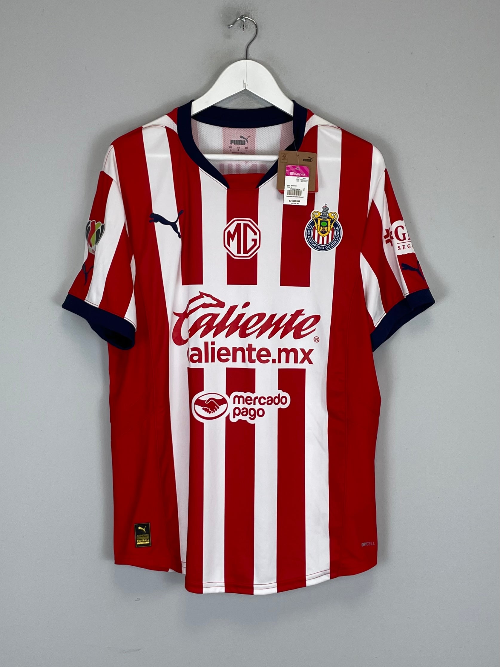 Shop 2024/25 CHIVAS GUADALAJARA *BNWT* HOME SHIRT (L) PUMA, classic football shirts, vintage football shirts & retro soccer jerseys at Cult Kits