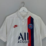 Shop 2019/20 PSG AWAY SHIRT (M) NIKE, classic football shirts, vintage football shirts & retro soccer jerseys at Cult Kits