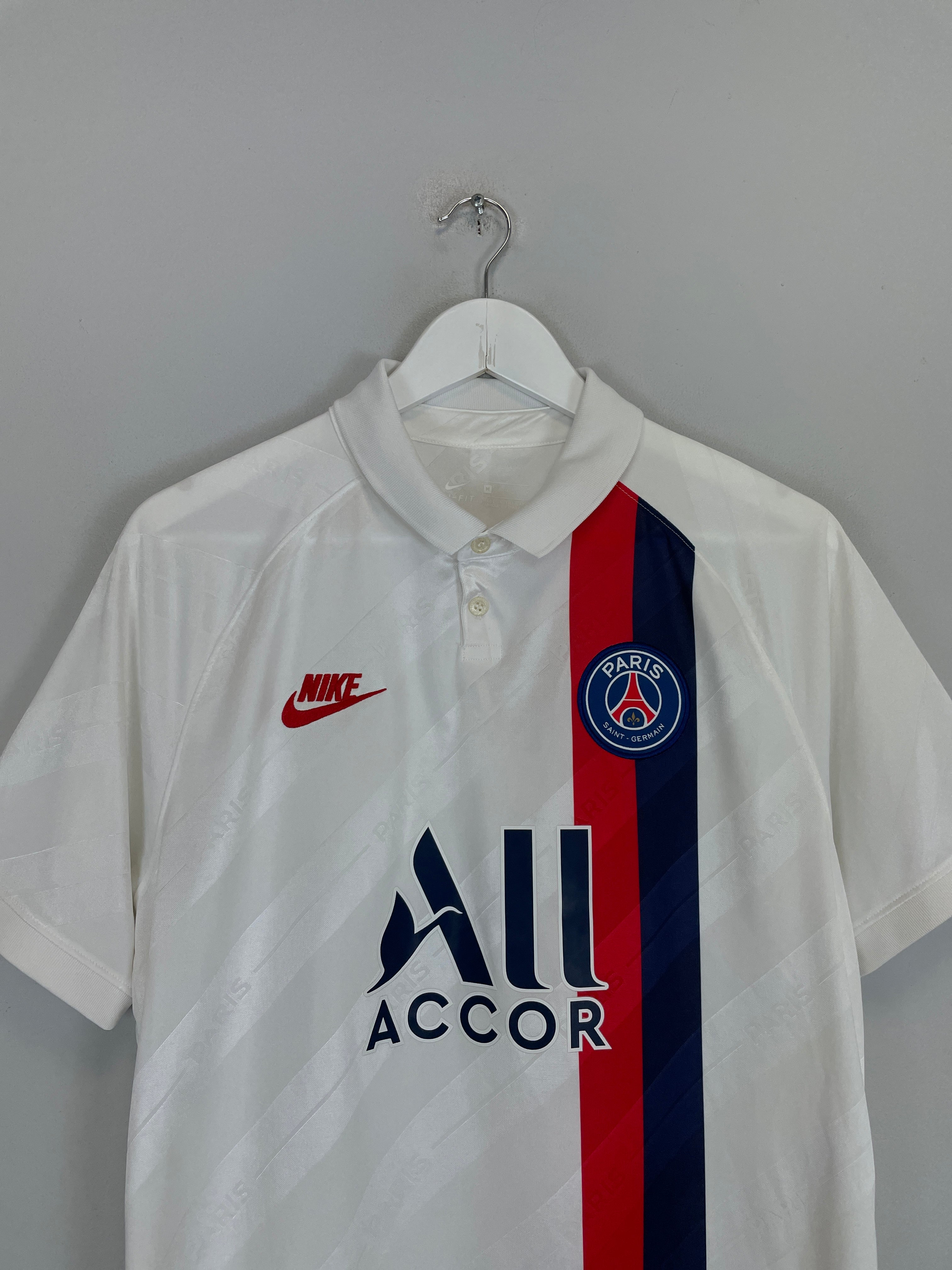 Shop 2019/20 PSG AWAY SHIRT (M) NIKE, classic football shirts, vintage football shirts & retro soccer jerseys at Cult Kits