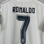 Shop 2015/16 REAL MADRID RONALDO #7 C/L HOME SHIRT (L) ADIDAS, classic football shirts, vintage football shirts & retro soccer jerseys at Cult Kits