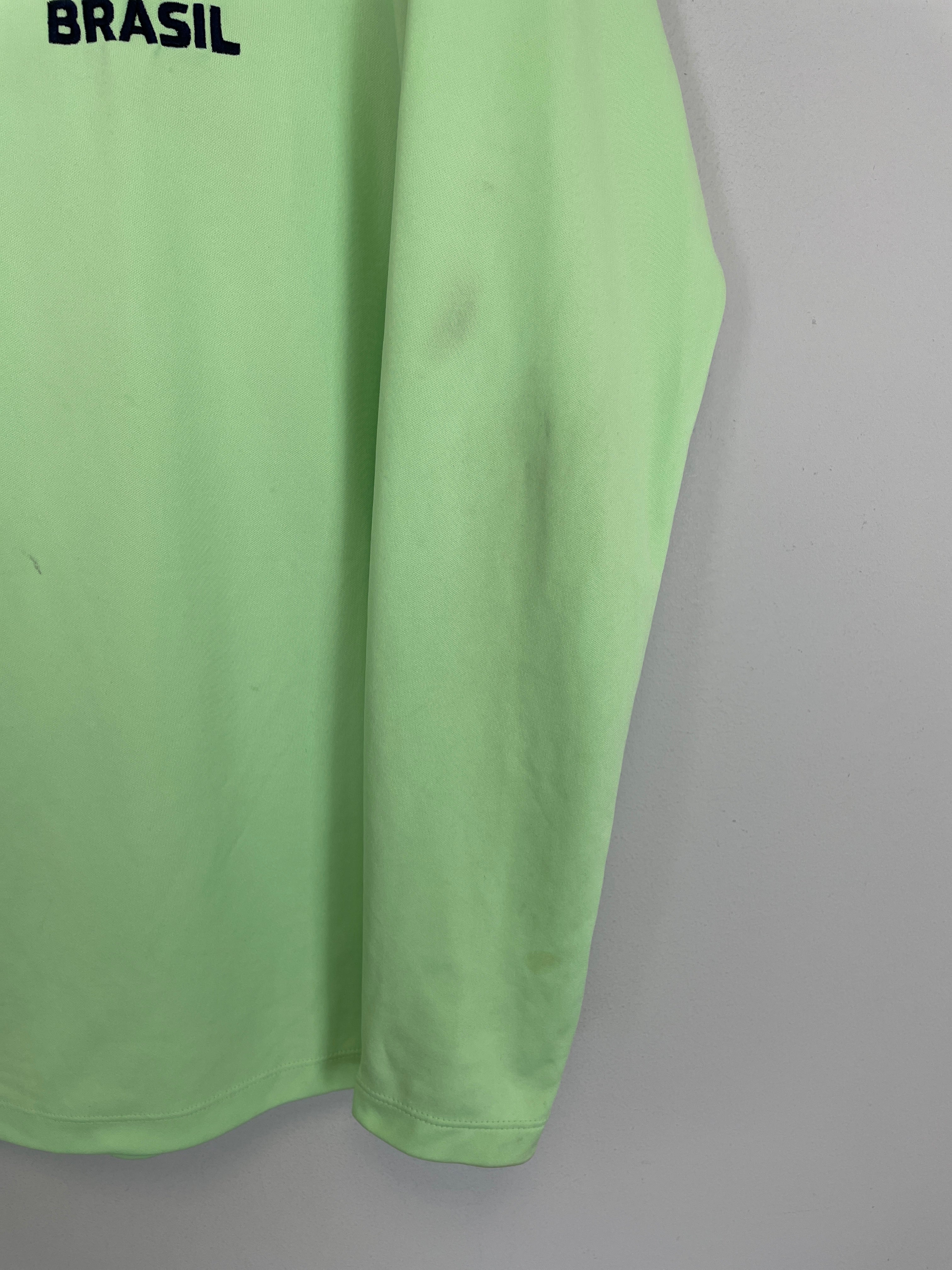 Shop 2022/23 BRAZIL 1/4 ZIP (M) NIKE, classic football shirts, vintage football shirts & retro soccer jerseys at Cult Kits