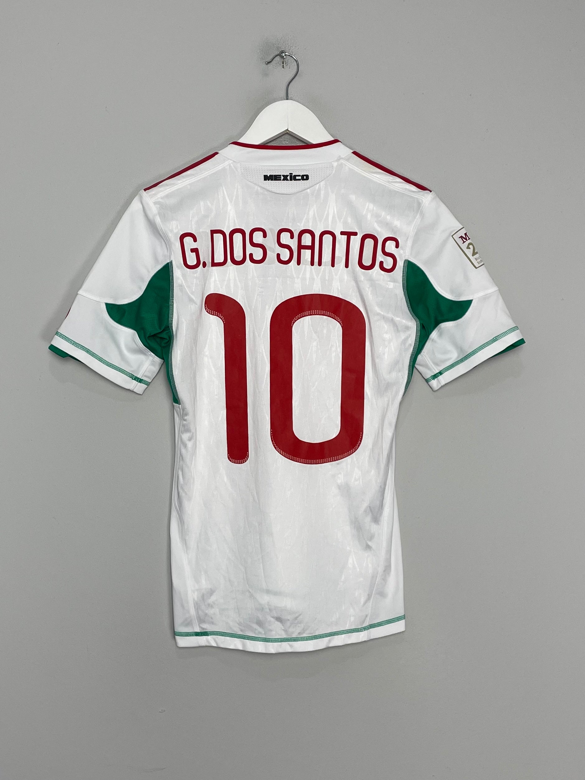 Shop 2010 MEXICO G.DOS SANTOS #10 BIOCENTENARIO *PLAYER ISSUE* AWAY SHIRT (S) ADIDAS, classic football shirts, vintage football shirts & retro soccer jerseys at Cult Kits
