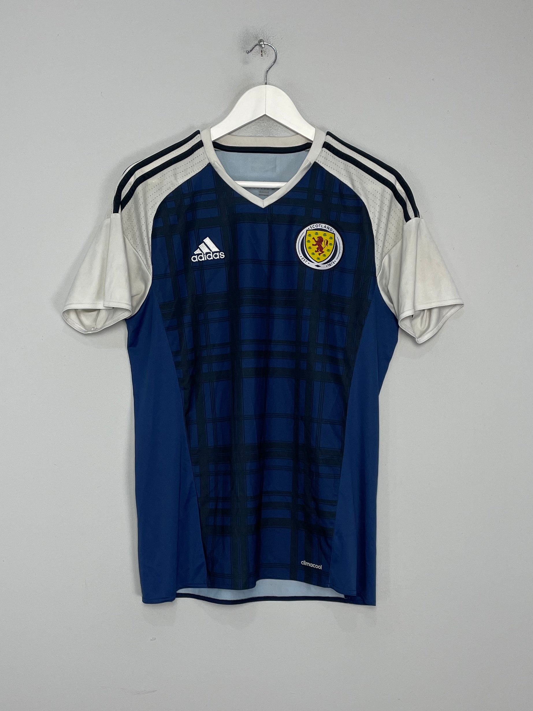 Shop 2015/17 SCOTLAND HOME SHIRT (M) ADIDAS, classic football shirts, vintage football shirts & retro soccer jerseys at Cult Kits