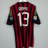 2013/14 AC MILAN RAMI #13 *PLAYER ISSUE* HOME SHIRT (XL) ADIDAS