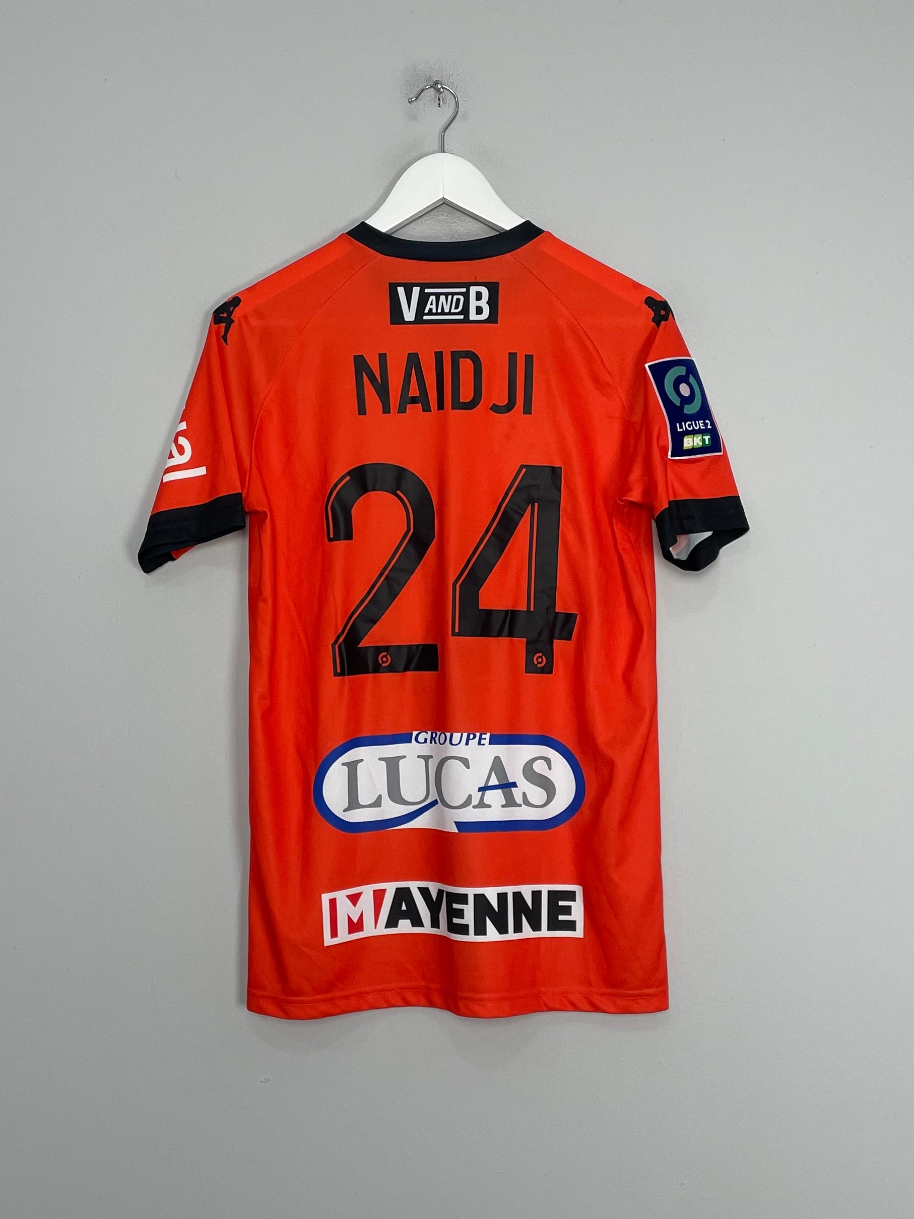 Shop 2022/23 STADE LAVELLOIS MAYENNE NAIDJI #24 *MATCH ISSUED* HOME SHIRT (M) KAPPA, classic football shirts, vintage football shirts & retro soccer jerseys at Cult Kits