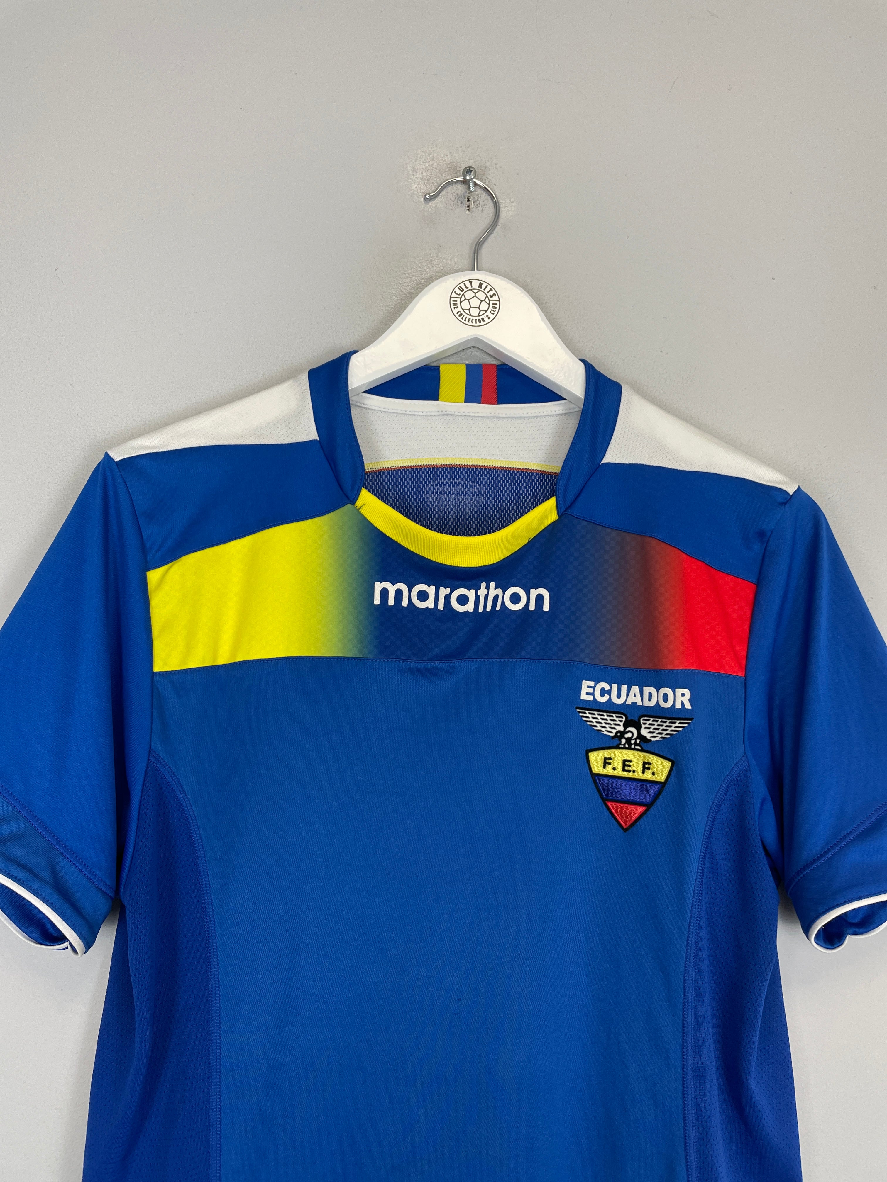 Shop 2011/12 ECUADOR AWAY SHIRT (M) MARATHON, classic football shirts, vintage football shirts & retro soccer jerseys at Cult Kits
