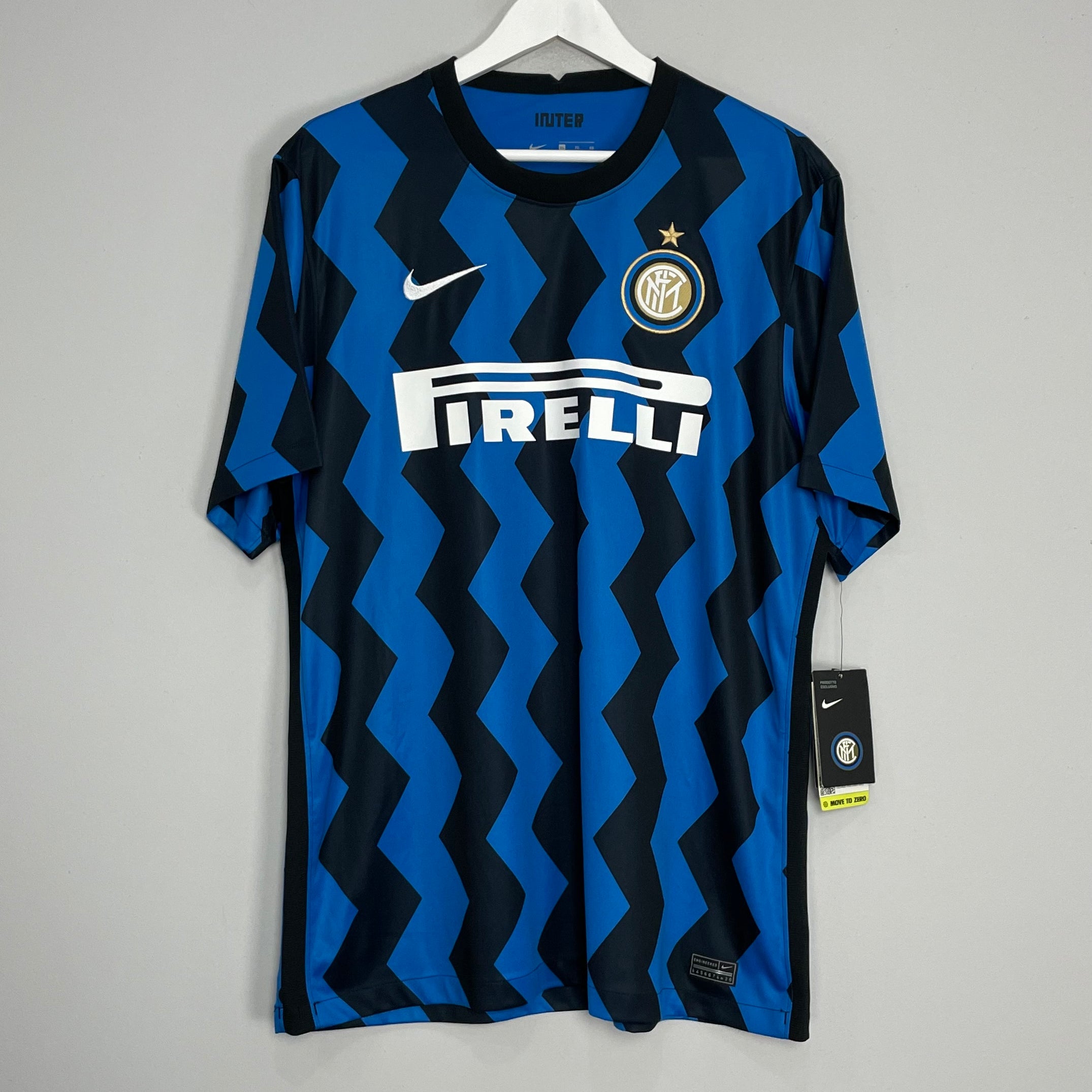Shop 2020/21 INTER MILAN *BNWT* HOME SHIRT (XL) NIKE, classic football shirts, vintage football shirts & retro soccer jerseys at Cult Kits