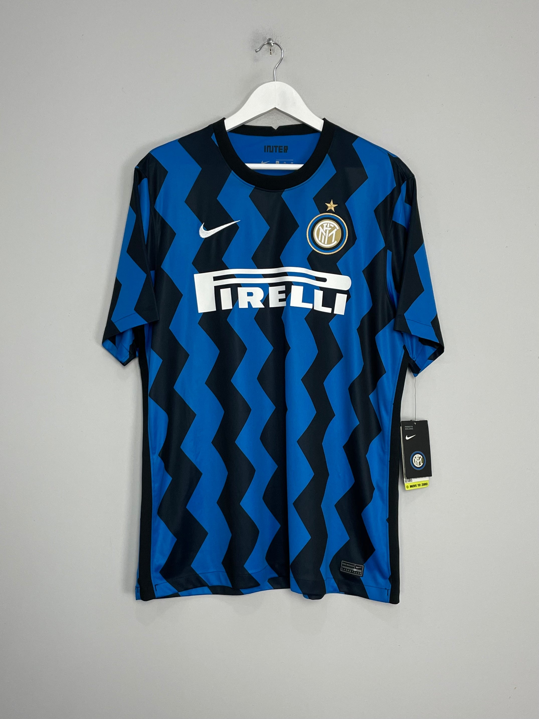 Shop 2020/21 INTER MILAN *BNWT* HOME SHIRT (XL) NIKE, classic football shirts, vintage football shirts & retro soccer jerseys at Cult Kits