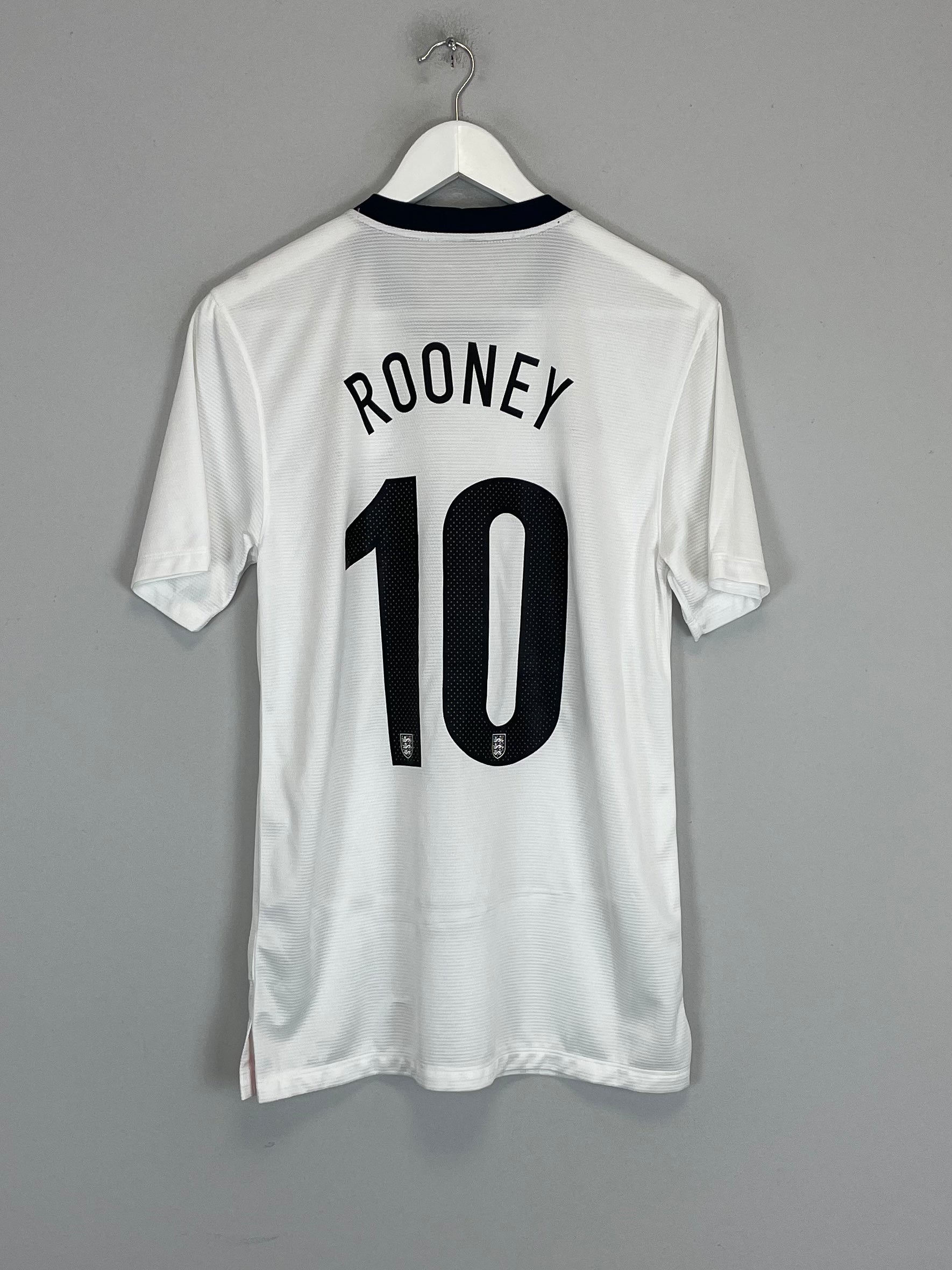 Shop 2013/14 ENGLAND ROONEY #10 *150 YEAR* HOME SHIRT (S) NIKE, classic football shirts, vintage football shirts & retro soccer jerseys at Cult Kits