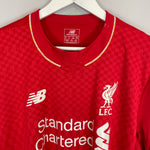 Shop 2015/16 LIVERPOOL GERRARD #8 HOME SHIRT (XL) NEW BALANCE, classic football shirts, vintage football shirts & retro soccer jerseys at Cult Kits