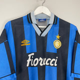 1994/95 INTER MILAN HOME SHIRT (XL) UMBRO