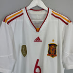 Shop 2011 SPAIN A.INIESTA #6 AWAY SHIRT (XL) ADIDAS, classic football shirts, vintage football shirts & retro soccer jerseys at Cult Kits