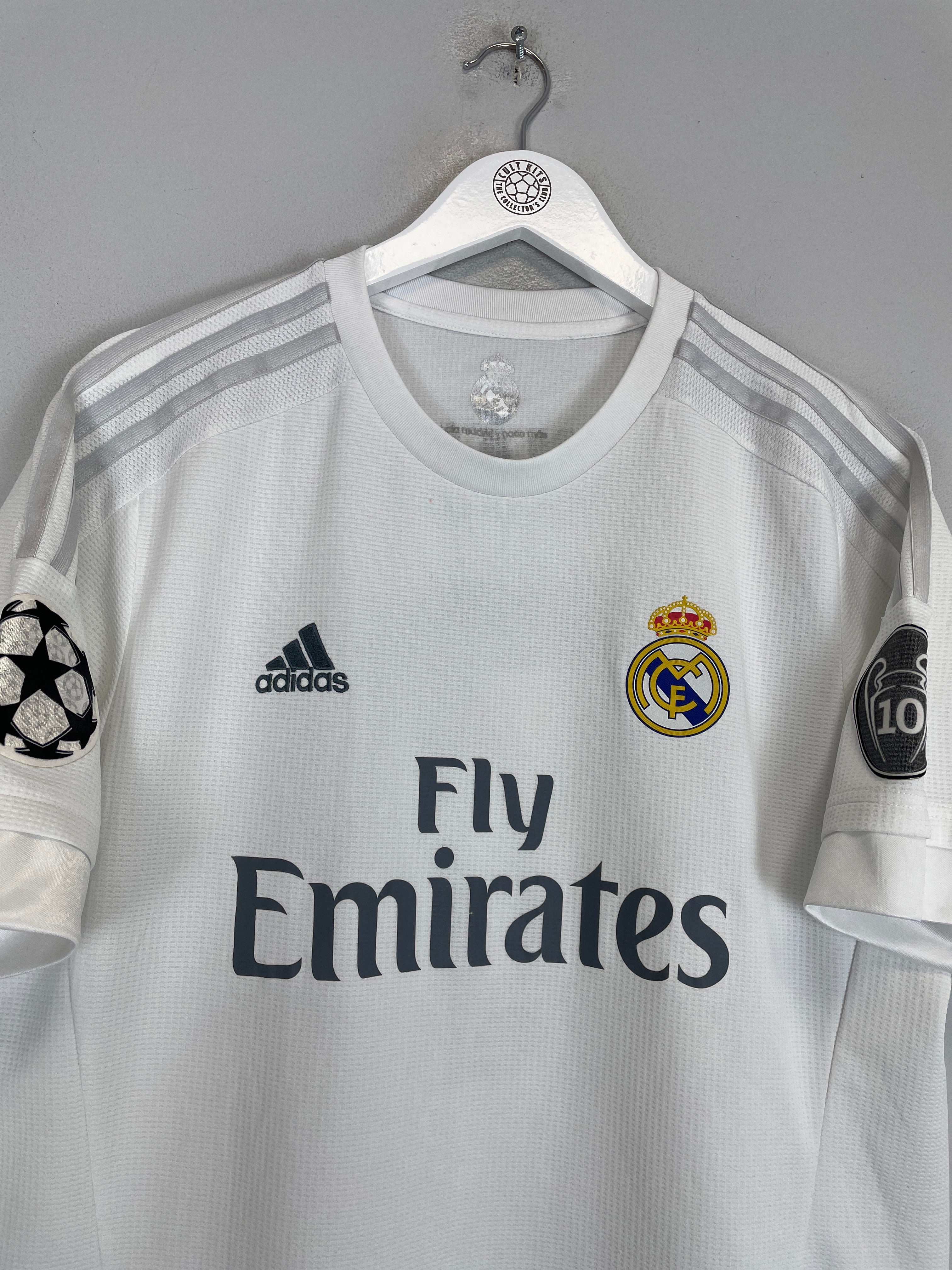 Shop 2015/16 REAL MADRID RONALDO #7 C/L HOME SHIRT (L) ADIDAS, classic football shirts, vintage football shirts & retro soccer jerseys at Cult Kits
