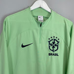 Shop 2022/23 BRAZIL 1/4 ZIP (M) NIKE, classic football shirts, vintage football shirts & retro soccer jerseys at Cult Kits