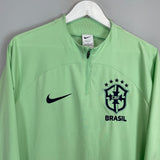 Shop 2022/23 BRAZIL 1/4 ZIP (M) NIKE, classic football shirts, vintage football shirts & retro soccer jerseys at Cult Kits