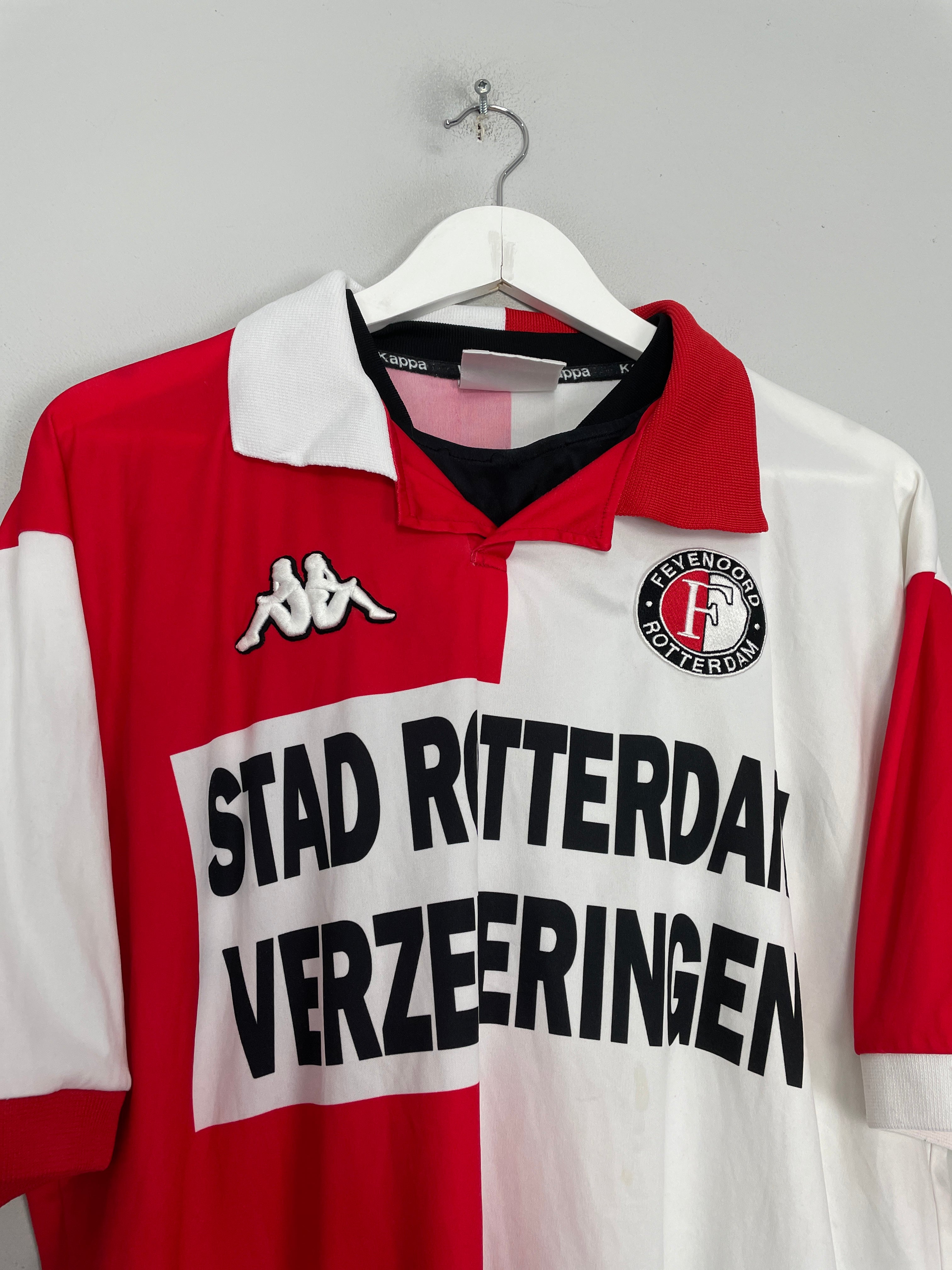 Shop 2000/01 FEYENOORD HOME SHIRT (XL) KAPPA, classic football shirts, vintage football shirts & retro soccer jerseys at Cult Kits