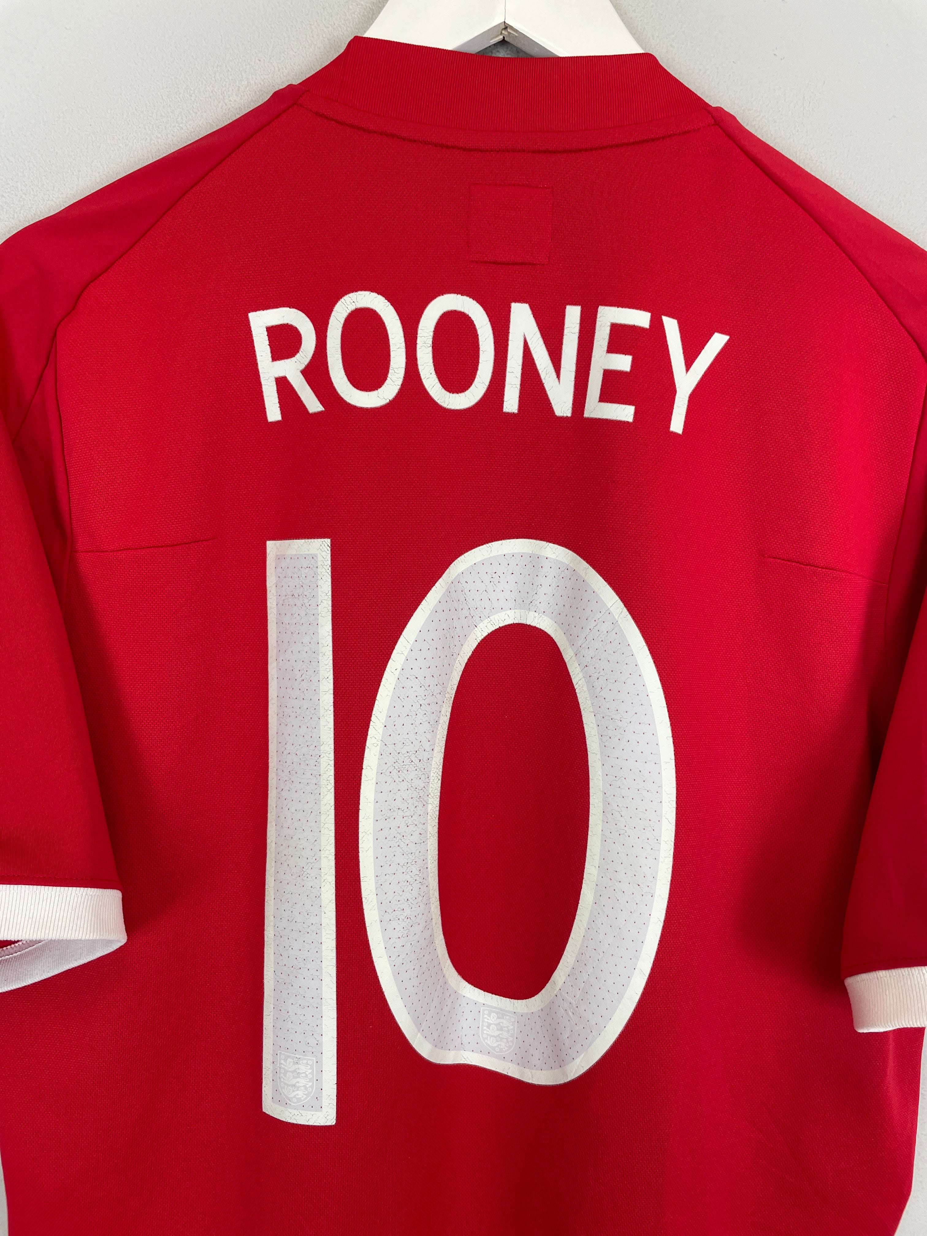 Shop 2010/11 ENGLAND ROONEY #10 AWAY SHIRT (L) UMBRO, classic football shirts, vintage football shirts & retro soccer jerseys at Cult Kits