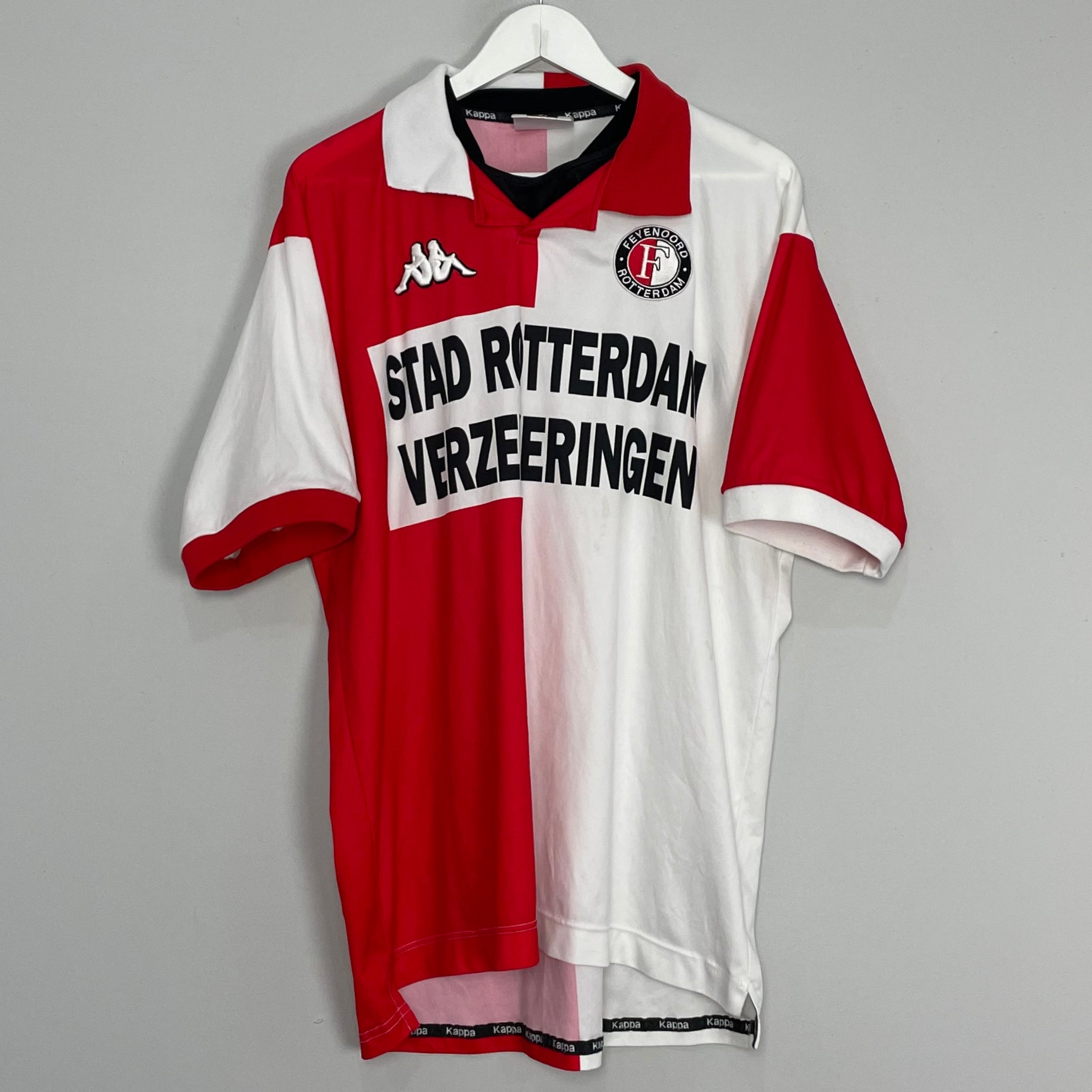 Shop 2000/01 FEYENOORD HOME SHIRT (XL) KAPPA, classic football shirts, vintage football shirts & retro soccer jerseys at Cult Kits