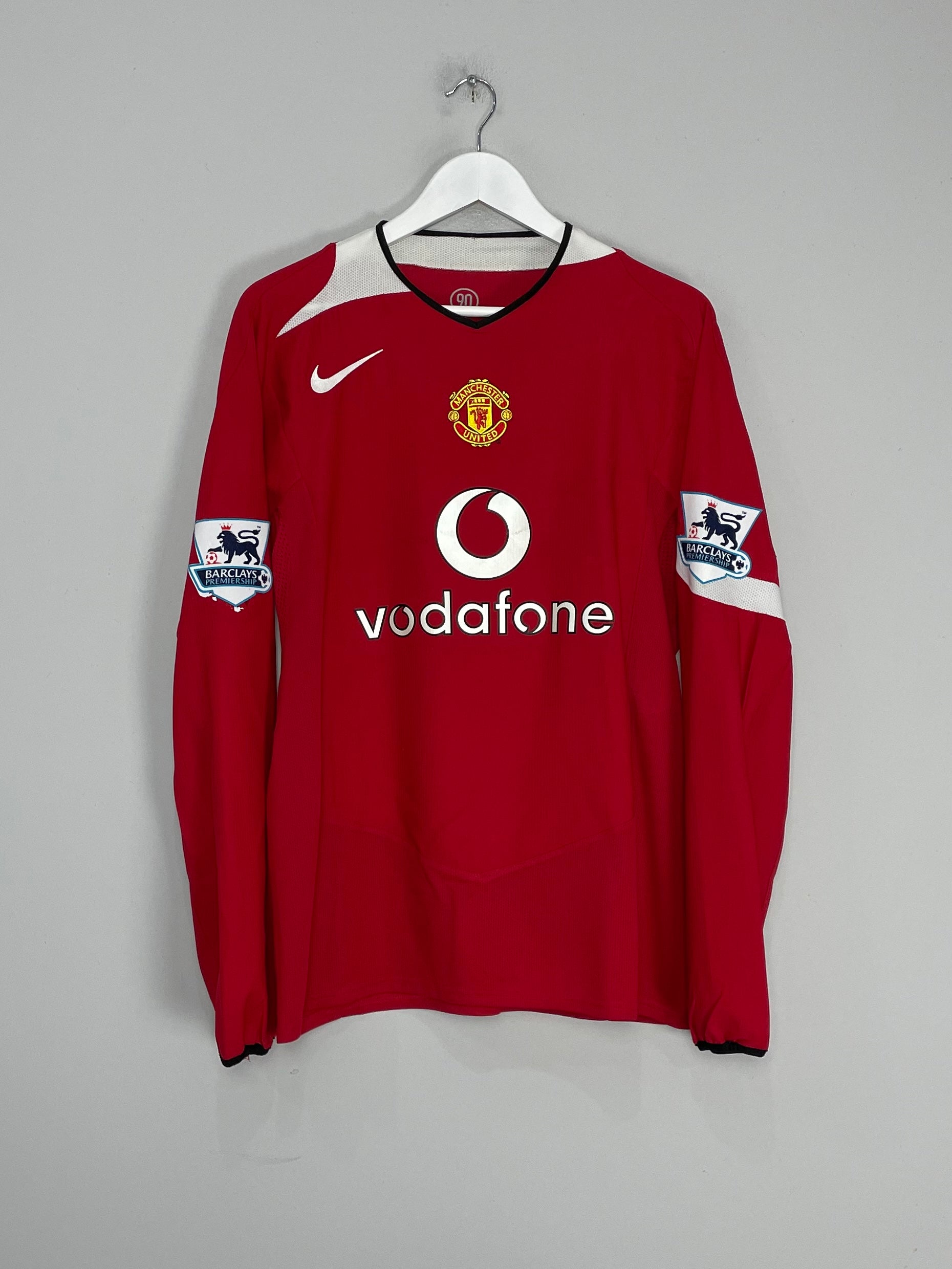 Shop 2004/06 MANCHESTER UNITED RONALDO #7 L/S HOME SHIRT (L) NIKE, classic football shirts, vintage football shirts & retro soccer jerseys at Cult Kits