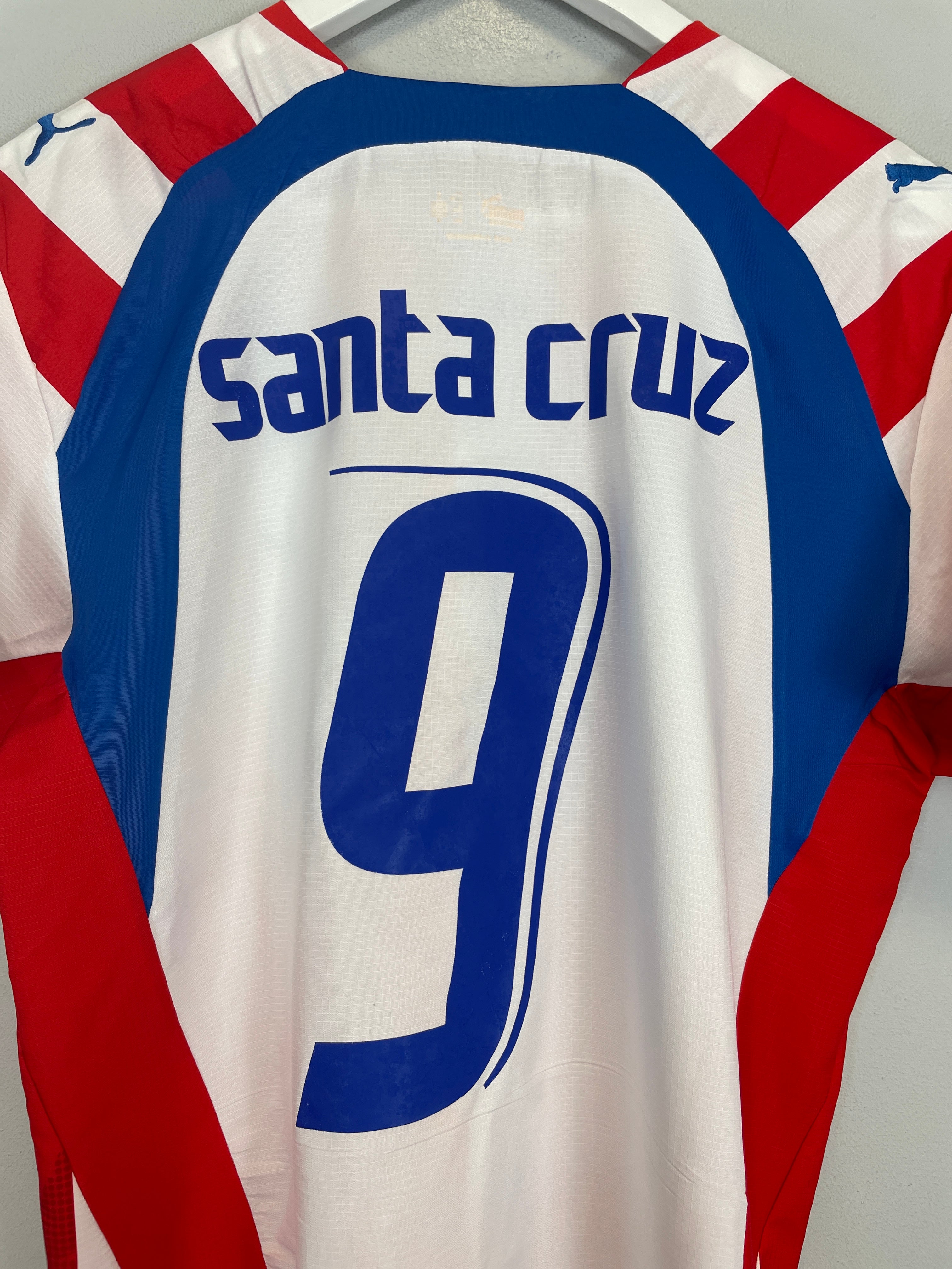 Shop 2006/07 PARAGUAY SANTA CRUZ #9 HOME SHIRT (S) PUMA, classic football shirts, vintage football shirts & retro soccer jerseys at Cult Kits