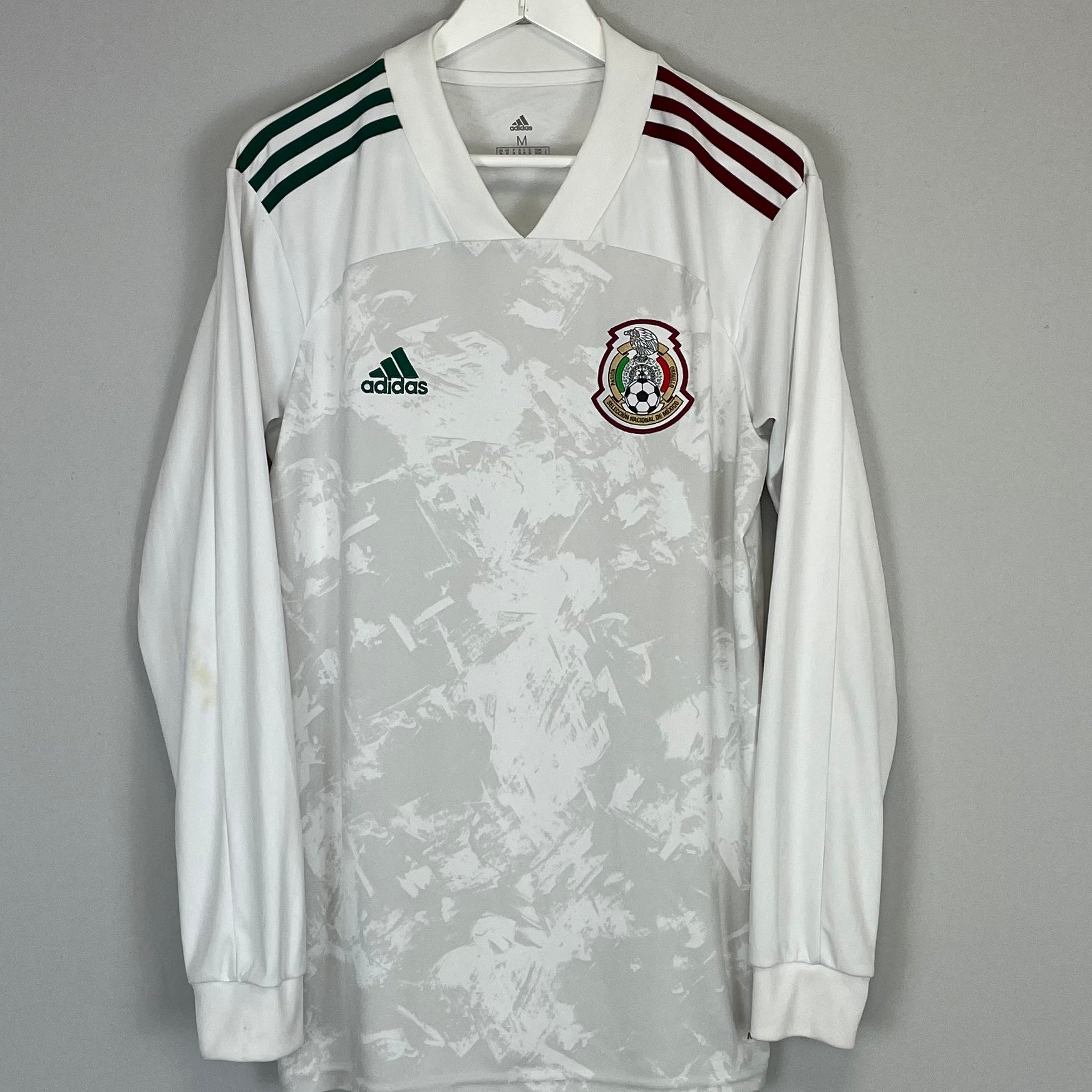 Shop 2020/21 MEXICO L/S AWAY SHIRT (M) ADIDAS, classic football shirts, vintage football shirts & retro soccer jerseys at Cult Kits