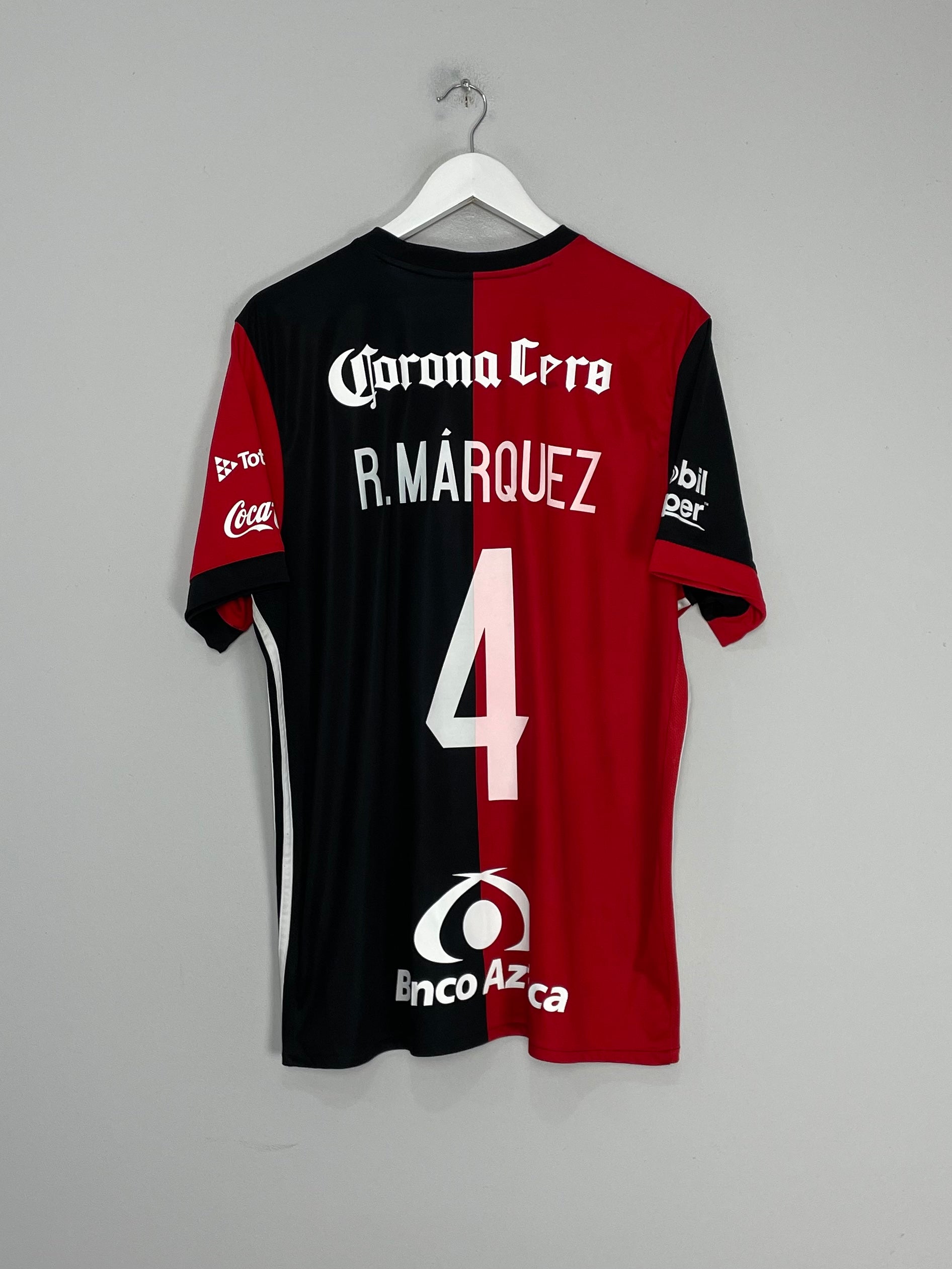 Shop 2017/18 ATLAS R.MARQUEZ #4 HOME SHIRT (XL) ADIDAS, classic football shirts, vintage football shirts & retro soccer jerseys at Cult Kits