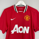 2011/12 MANCHESTER UNITED VIDIC #15 HOME SHIRT (S) NIKE