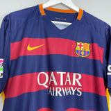Shop 2015/16 BARCELONA MESSI #10 HOME SHIRT (XL) NIKE, classic football shirts, vintage football shirts & retro soccer jerseys at Cult Kits