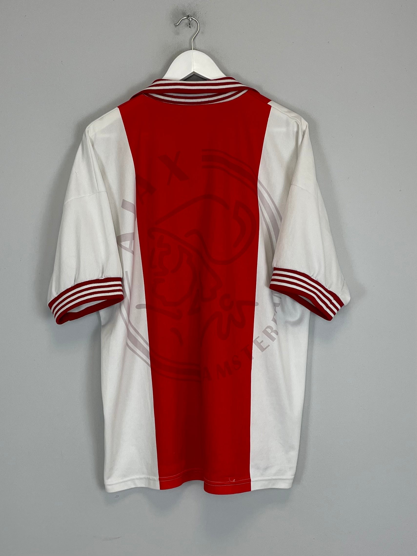 Shop 1996/97 AJAX HOME SHIRT (XL) UMBRO, classic football shirts, vintage football shirts & retro soccer jerseys at Cult Kits