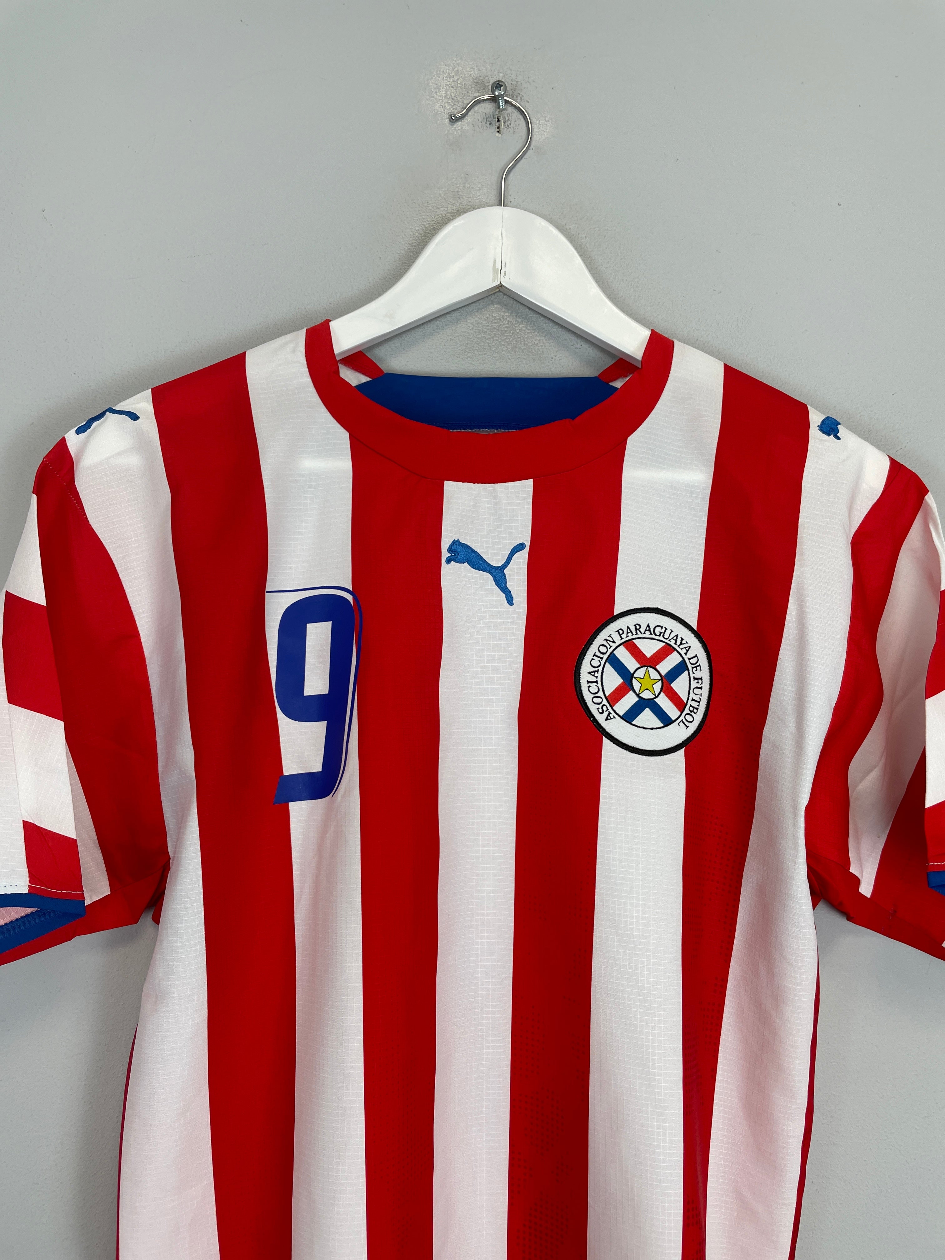 Shop 2006/07 PARAGUAY SANTA CRUZ #9 HOME SHIRT (S) PUMA, classic football shirts, vintage football shirts & retro soccer jerseys at Cult Kits