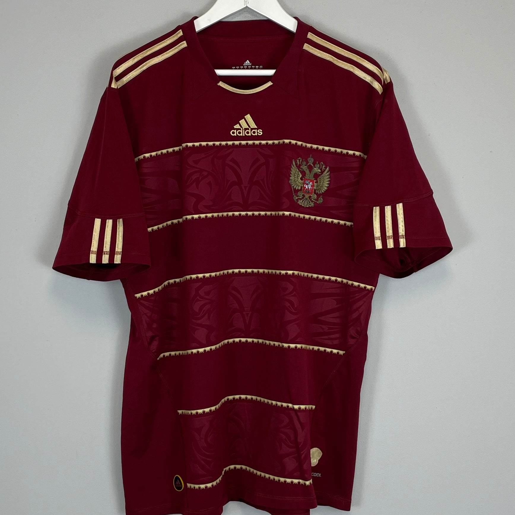 Shop 2009/10 RUSSIA HOME SHIRT (XL) ADIDAS, classic football shirts, vintage football shirts & retro soccer jerseys at Cult Kits