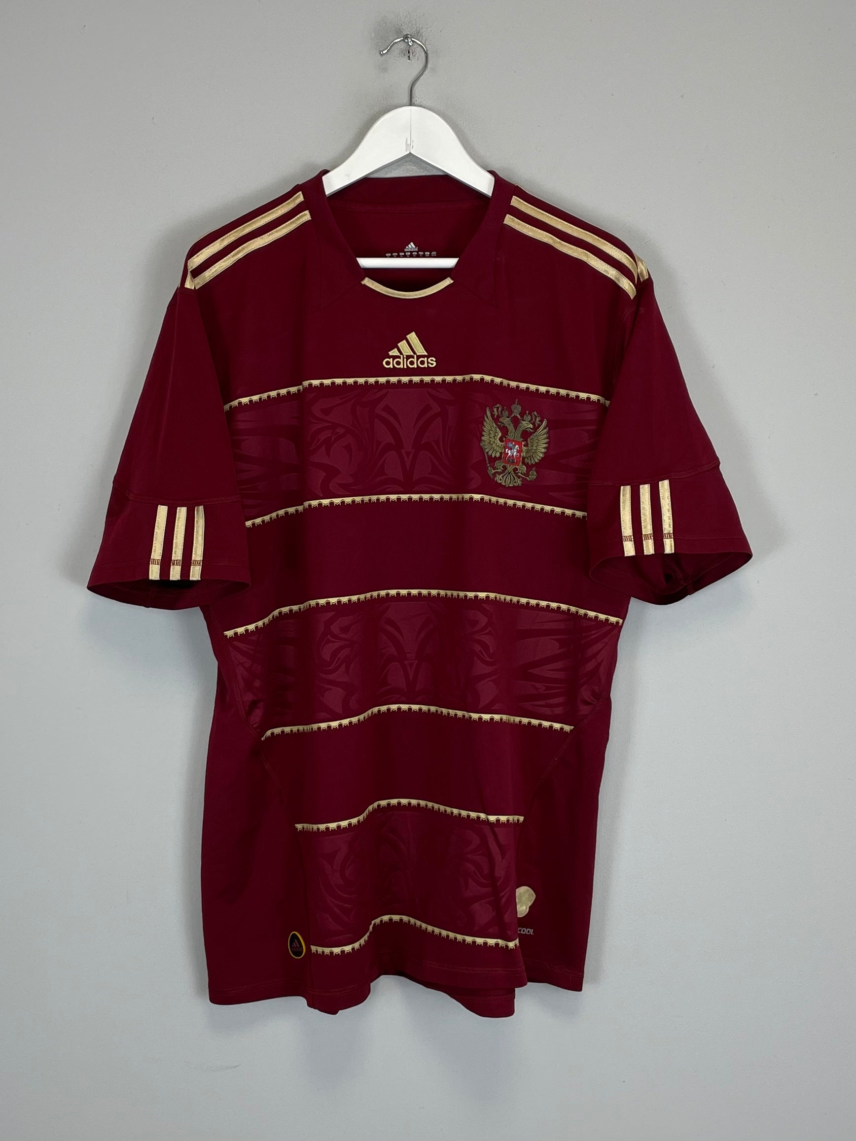 Shop 2009/10 RUSSIA HOME SHIRT (XL) ADIDAS, classic football shirts, vintage football shirts & retro soccer jerseys at Cult Kits