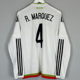 2014/15 MEXICO R.MARQUEZ #4 L/S AWAY SHIRT (M) ADIDAS