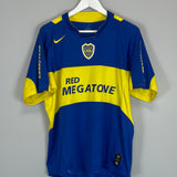 Shop 2005/06 BOCA JUNIORS HOME SHIRT (L) NIKE, classic football shirts, vintage football shirts & retro soccer jerseys at Cult Kits