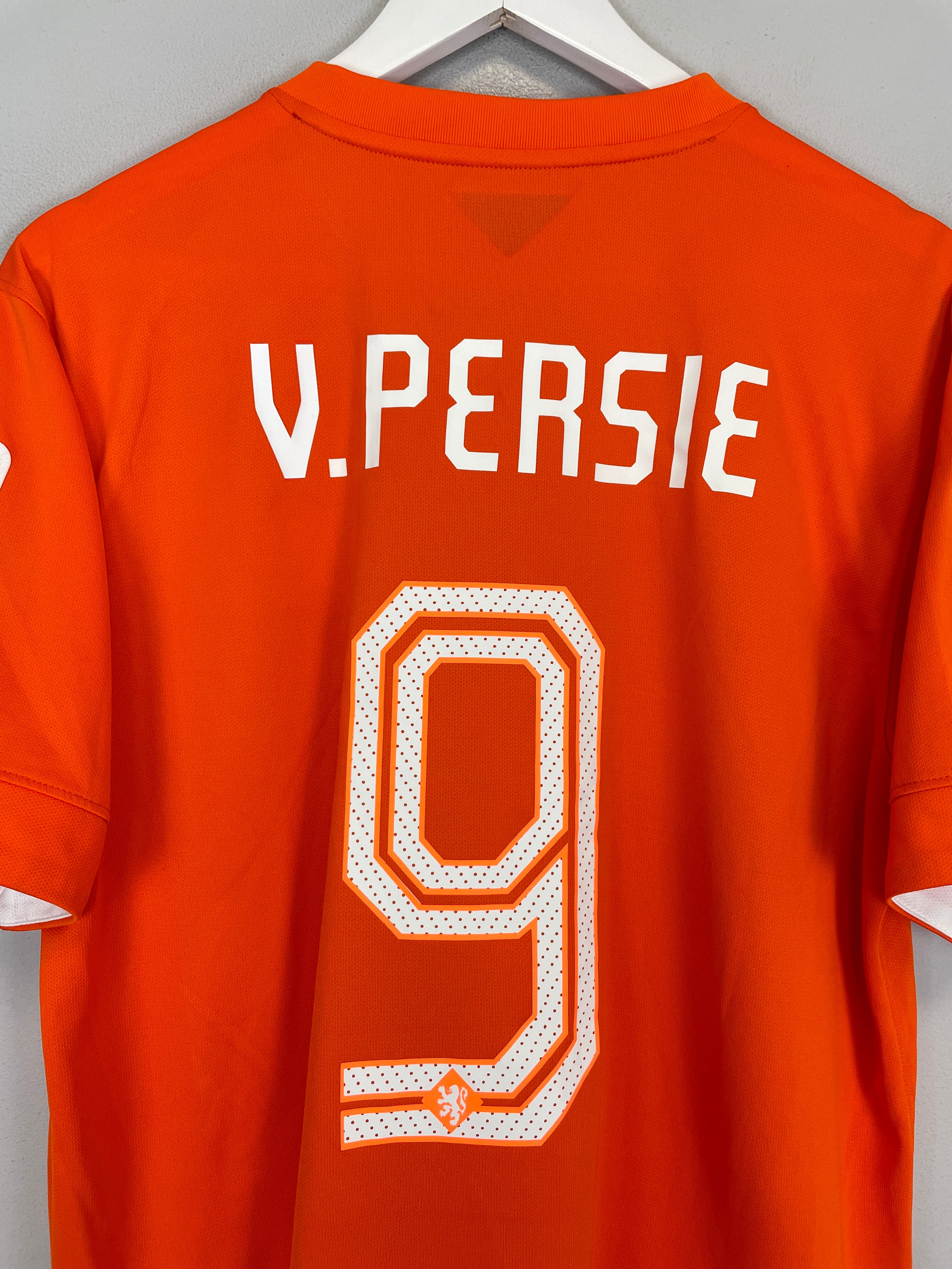 Shop 2014/15 NETHERLANDS V.PERSIE #9 HOME SHIRT (L) NIKE, classic football shirts, vintage football shirts & retro soccer jerseys at Cult Kits