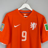 Shop 2014/15 NETHERLANDS V.PERSIE #9 HOME SHIRT (L) NIKE, classic football shirts, vintage football shirts & retro soccer jerseys at Cult Kits
