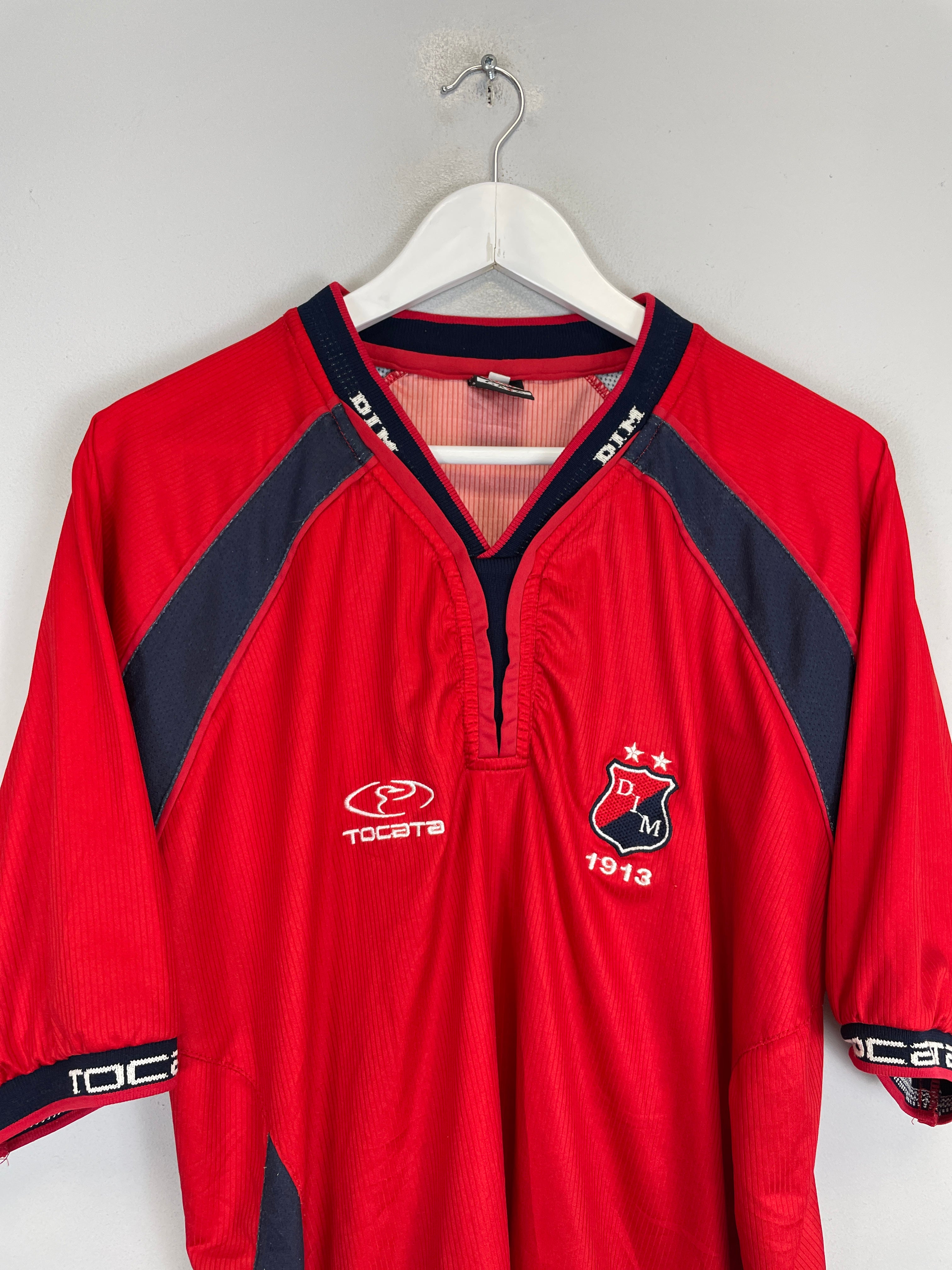 Shop 2003 INDEPENDIENTE MEDELLIN #11 HOME SHIRT (XL) TOCATA, classic football shirts, vintage football shirts & retro soccer jerseys at Cult Kits