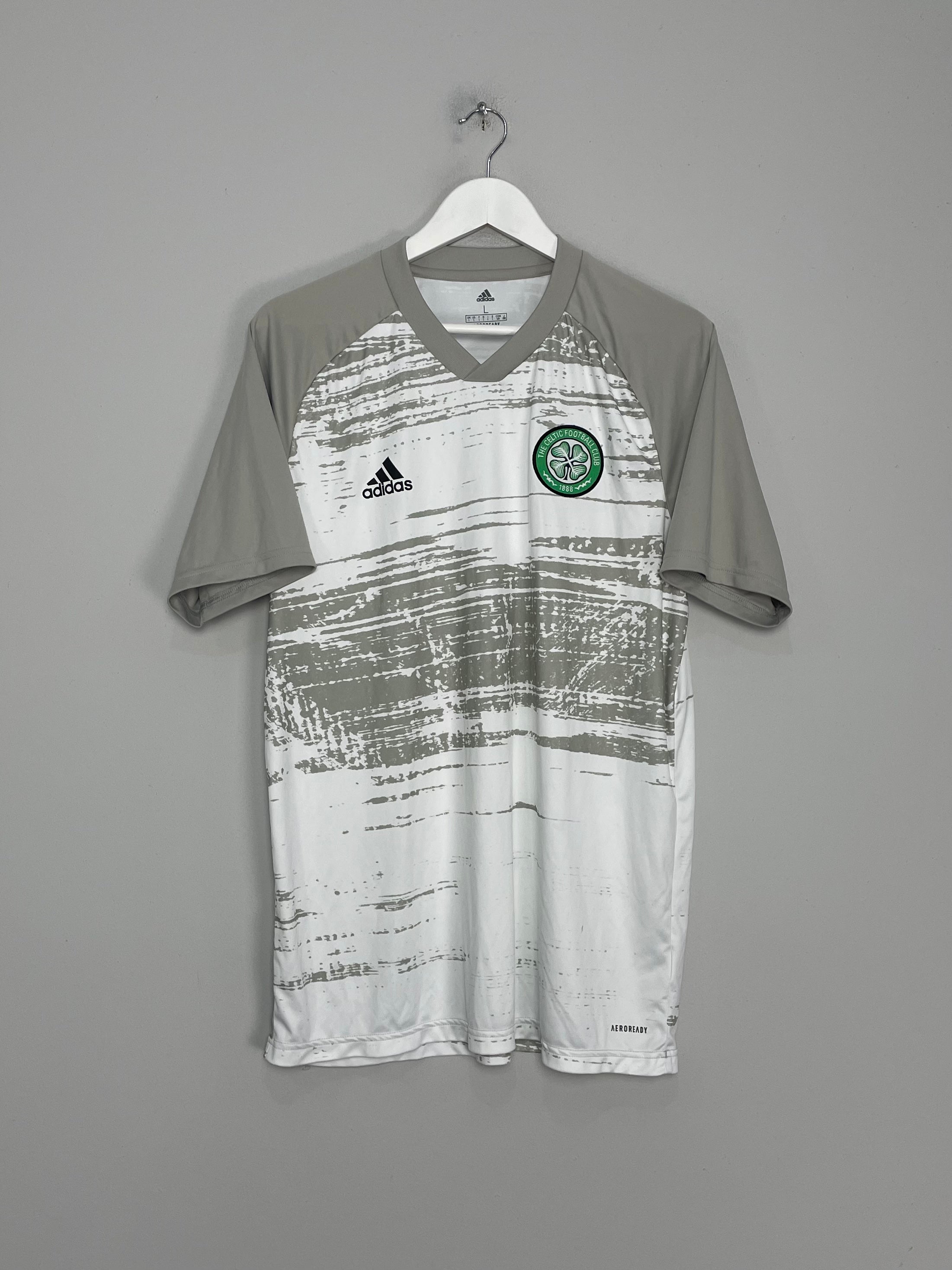 Shop 2020/21 CELTIC TRAINING SHIRT (L) ADIDAS, classic football shirts, vintage football shirts & retro soccer jerseys at Cult Kits