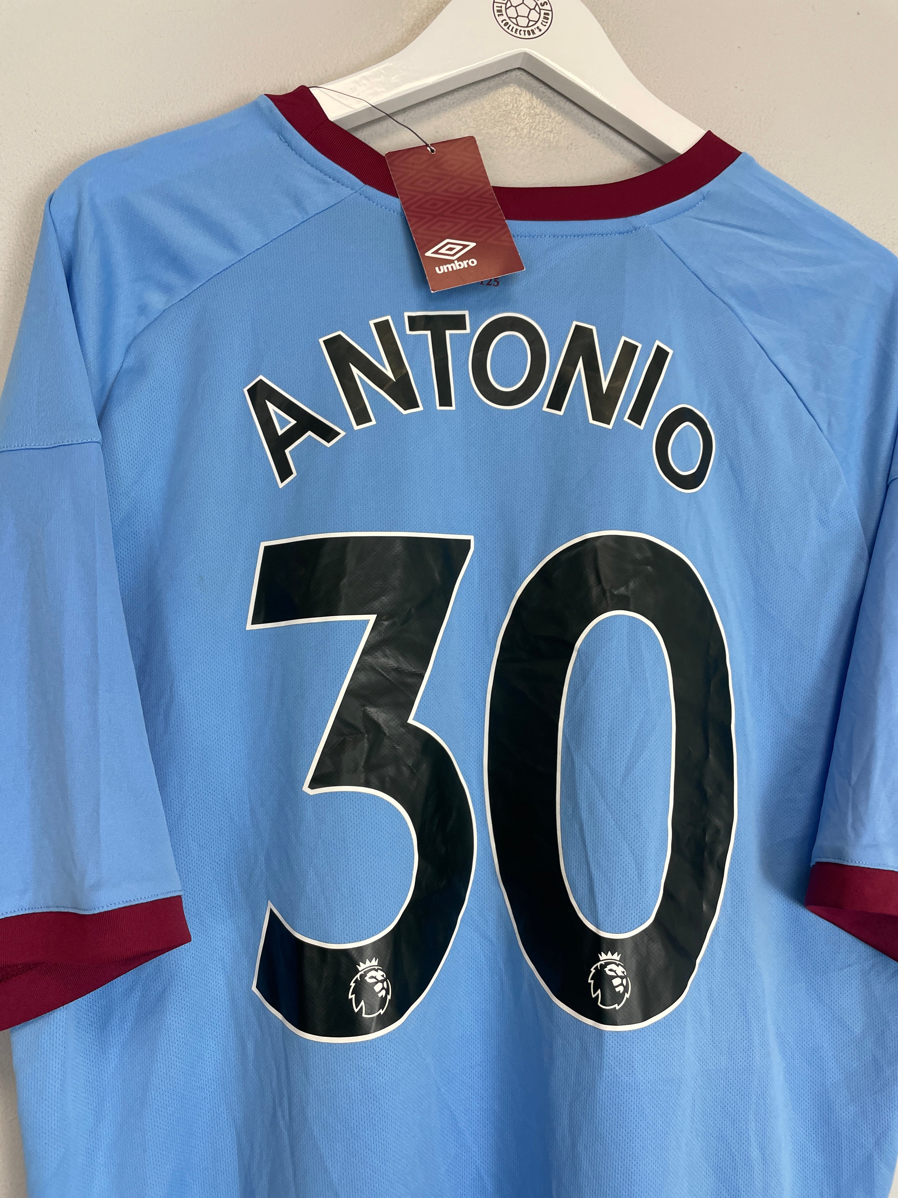 Shop 2020/21 WEST HAM ANTONIO #30 *BNWT* AWAY SHIRT (XXXL) UMBRO, classic football shirts, vintage football shirts & retro soccer jerseys at Cult Kits