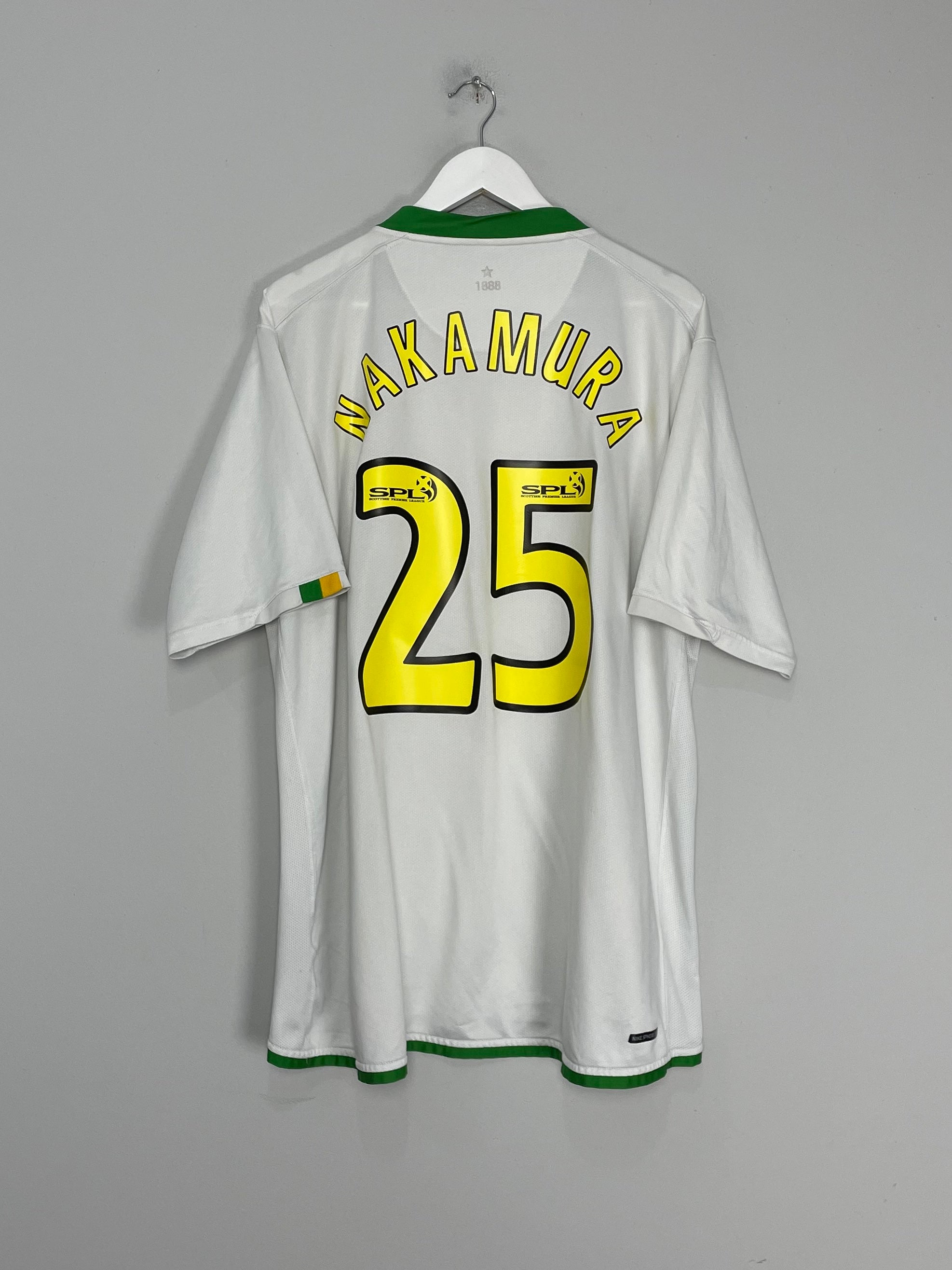 Shop 2006/08 CELTIC NAKAMURA #25 EUROPEAN AWAY SHIRT (XXL) NIKE, classic football shirts, vintage football shirts & retro soccer jerseys at Cult Kits