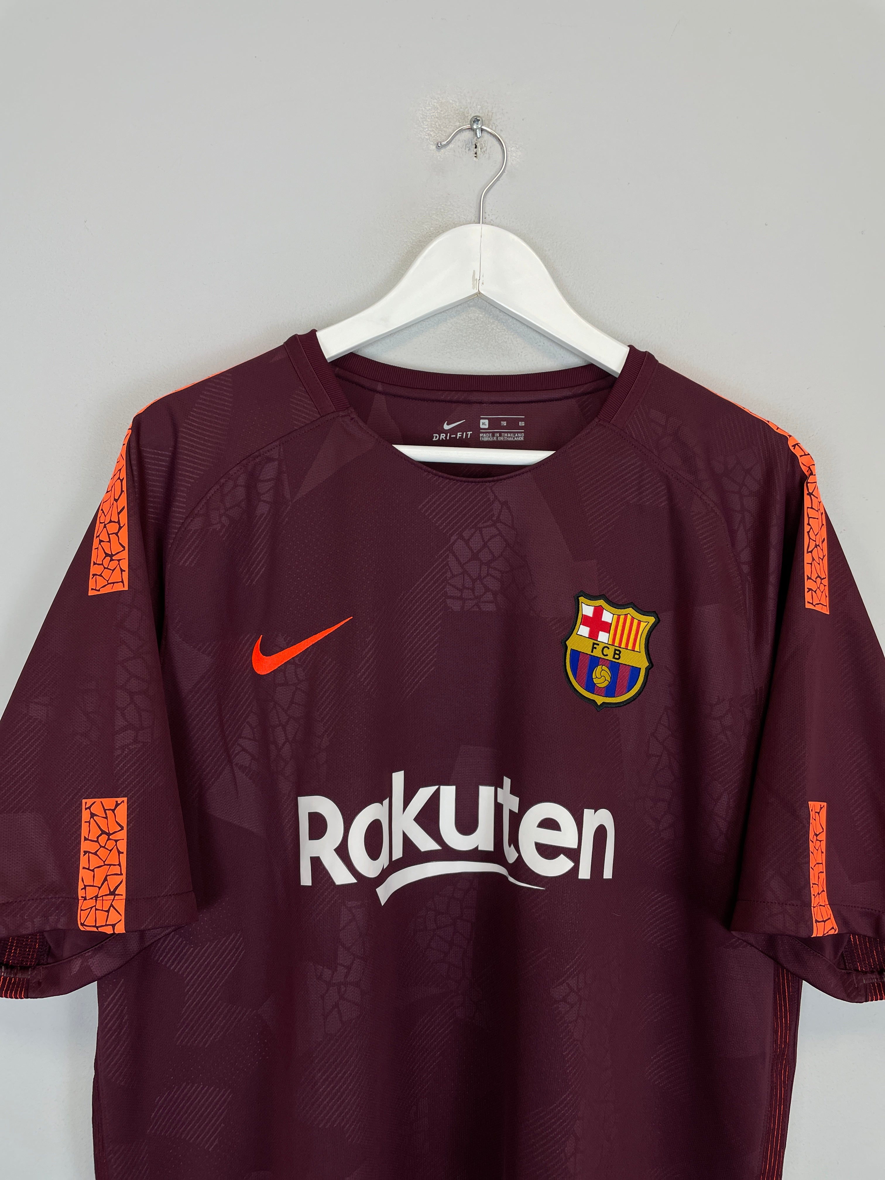 Shop 2017/18 BARCELONA THIRD SHIRT (XL) NIKE, classic football shirts, vintage football shirts & retro soccer jerseys at Cult Kits