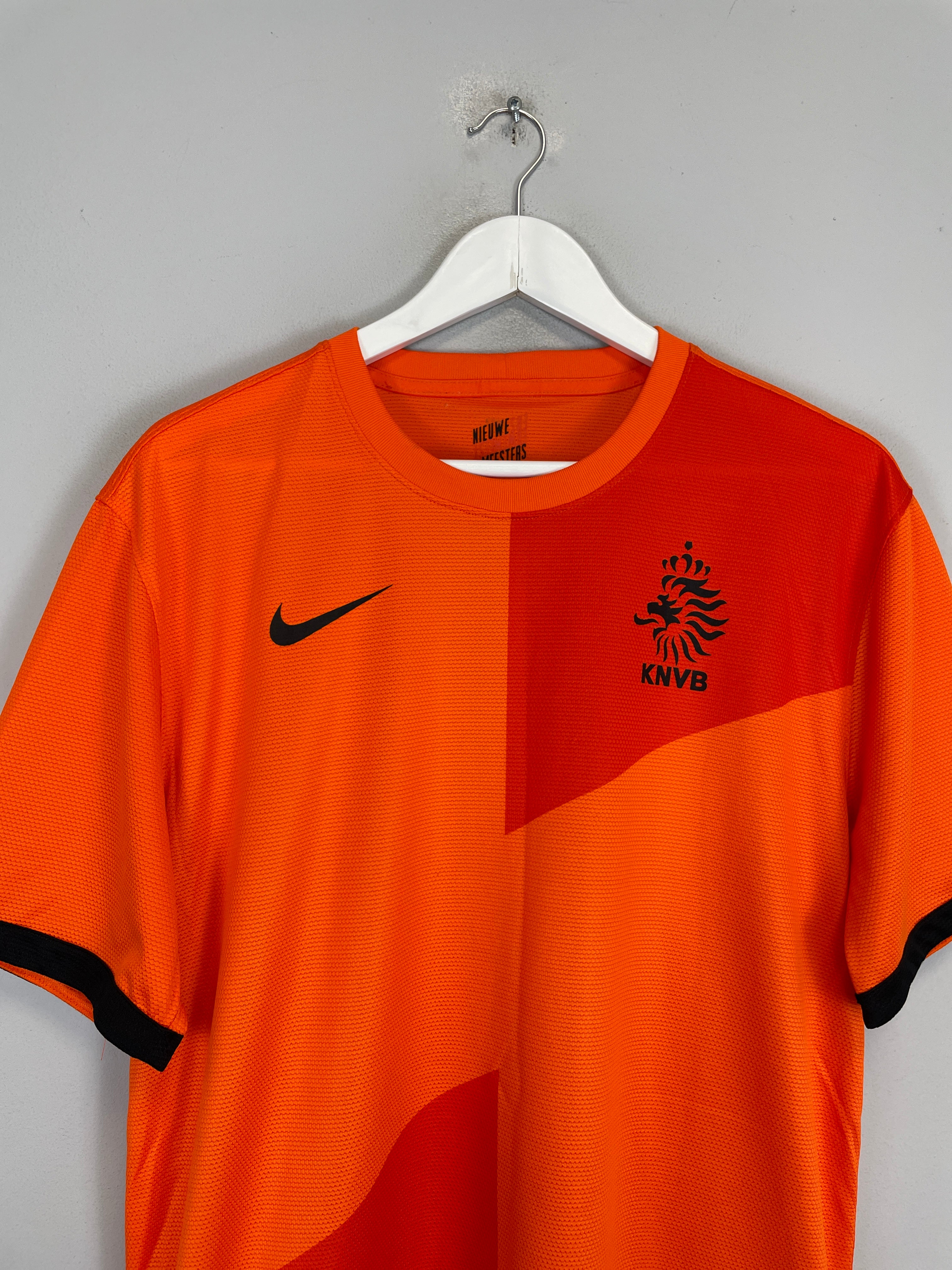 Shop 2012/13 NETHERLANDS HOME SHIRT (L) NIKE, classic football shirts, vintage football shirts & retro soccer jerseys at Cult Kits