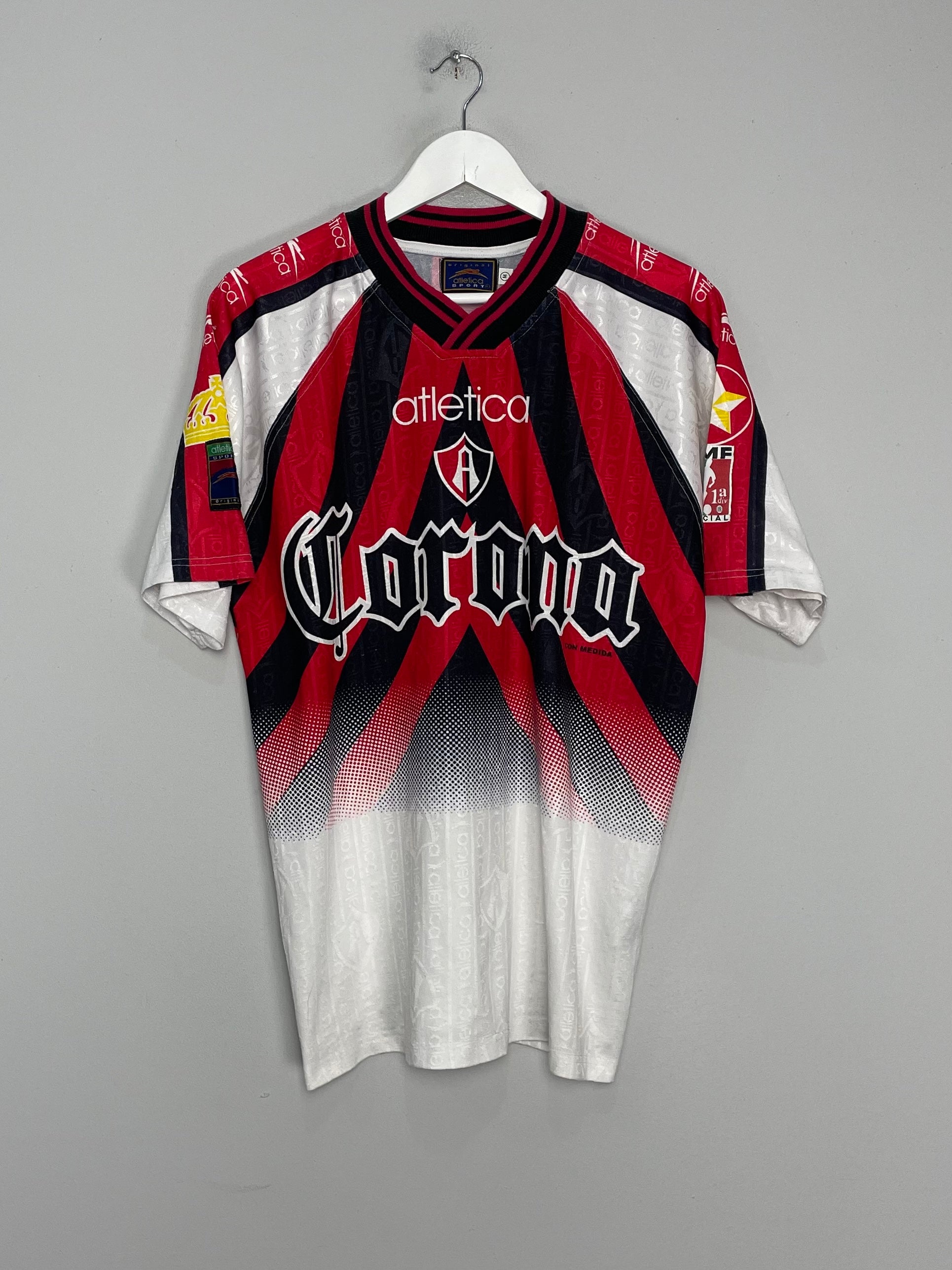 Shop 1997/98 ATLAS AWAY SHIRT (M) ATLETICA, classic football shirts, vintage football shirts & retro soccer jerseys at Cult Kits
