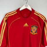 Shop 2008/10 SPAIN HOME SHIRT (L) ADIDAS, classic football shirts, vintage football shirts & retro soccer jerseys at Cult Kits