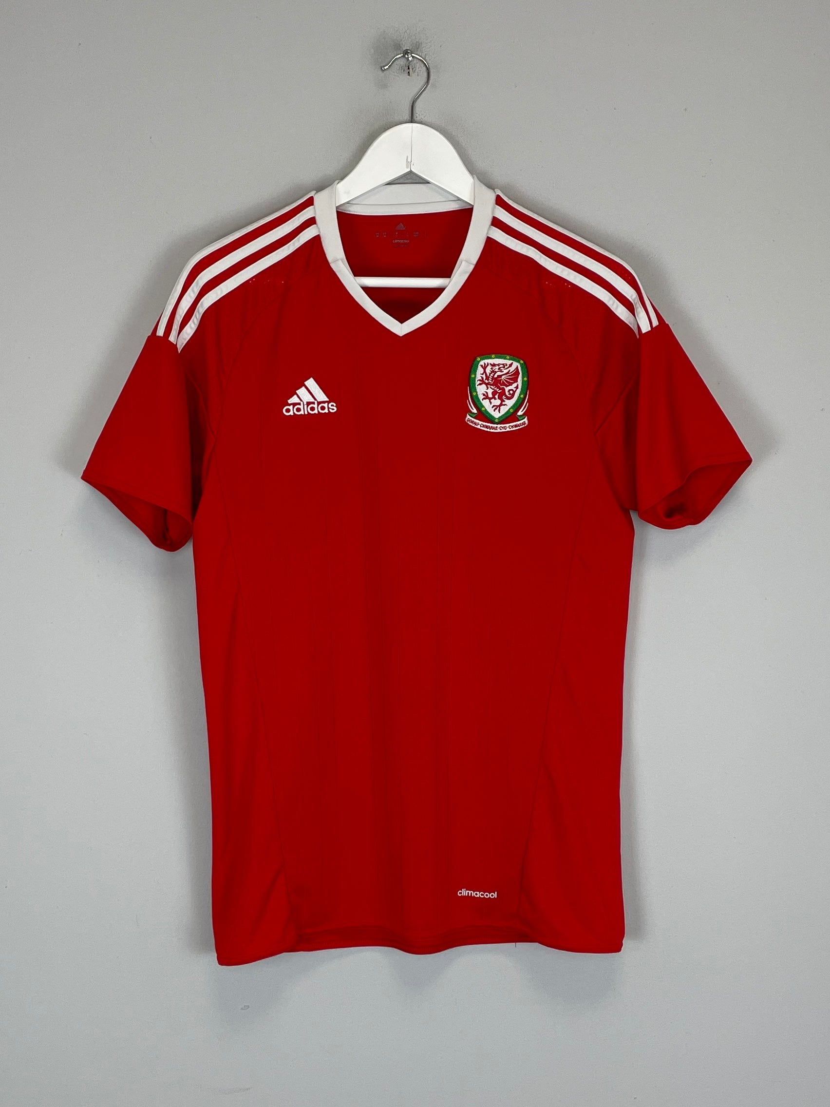 2016/17 WALES HOME SHIRT (M) ADIDAS