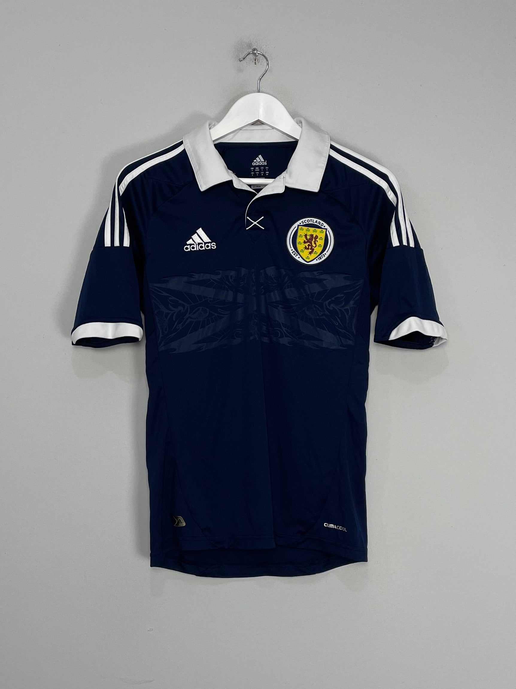 Shop 2011/13 SCOTLAND HOME SHIRT (S) ADIDAS, classic football shirts, vintage football shirts & retro soccer jerseys at Cult Kits