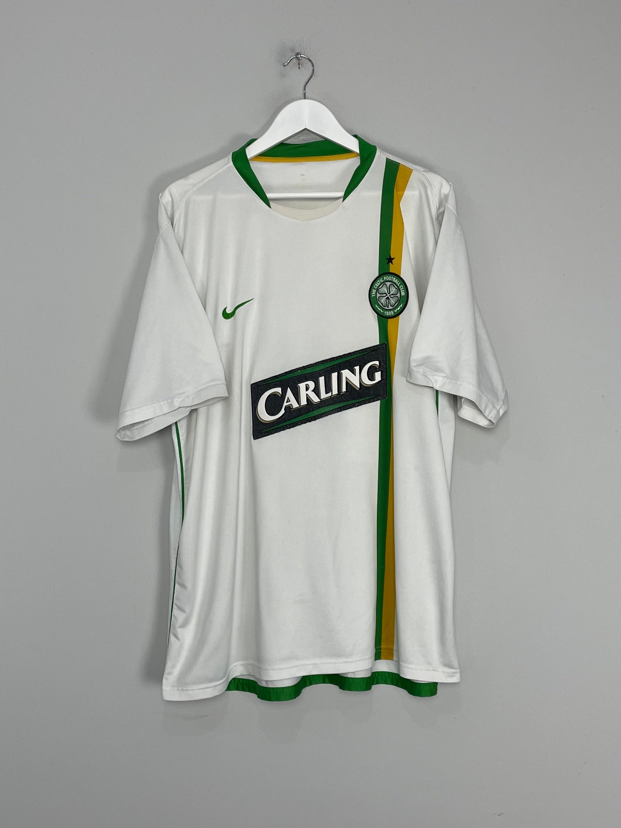 Shop 2006/08 CELTIC NAKAMURA #25 EUROPEAN AWAY SHIRT (XXL) NIKE, classic football shirts, vintage football shirts & retro soccer jerseys at Cult Kits