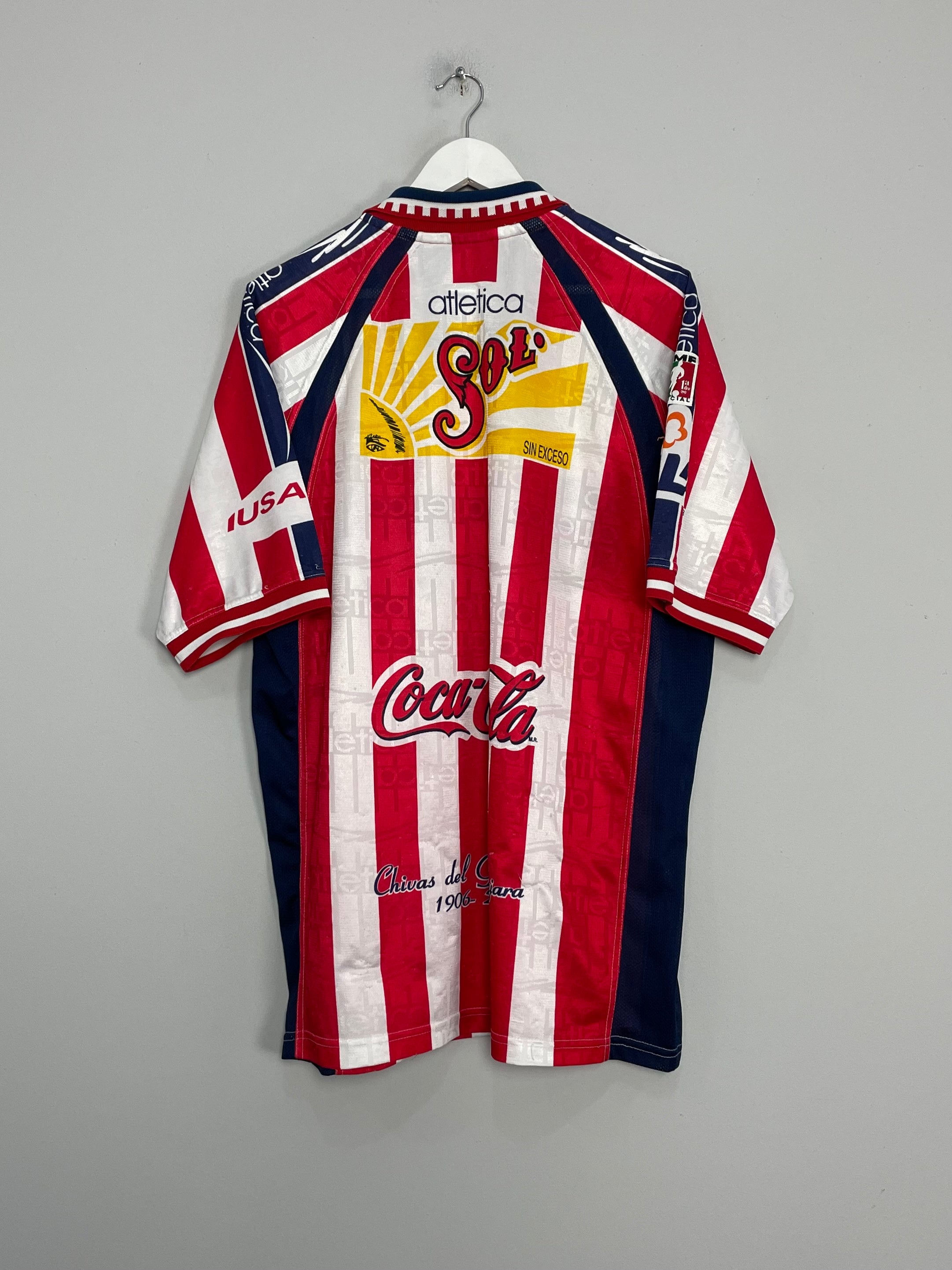 Shop 2000/01 CHIVAS GUADALARA HOME SHIRT (XL) ATLETICA, classic football shirts, vintage football shirts & retro soccer jerseys at Cult Kits