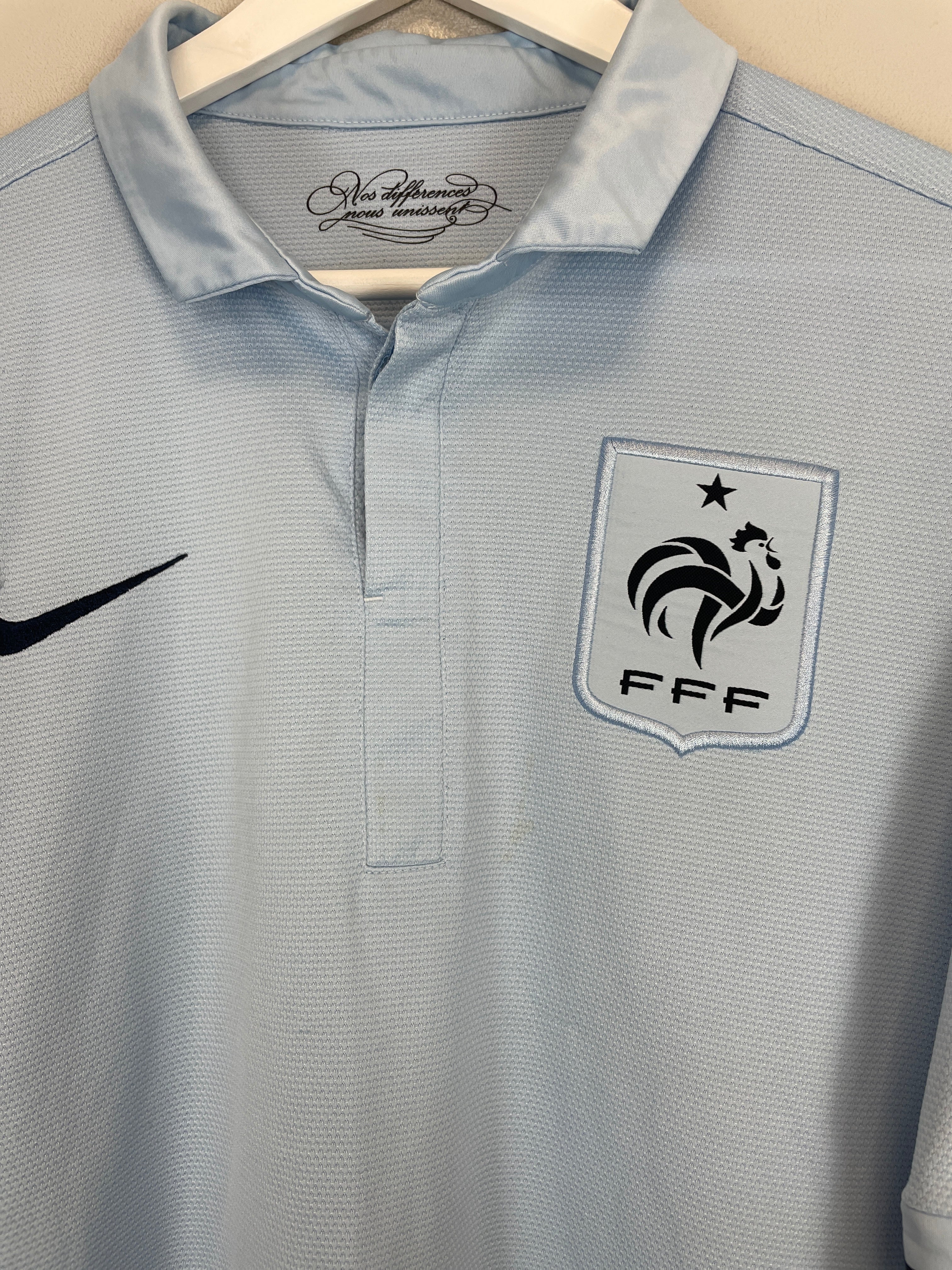Shop 2013/14 FRANCE AWAY SHIRT (XL) NIKE, classic football shirts, vintage football shirts & retro soccer jerseys at Cult Kits